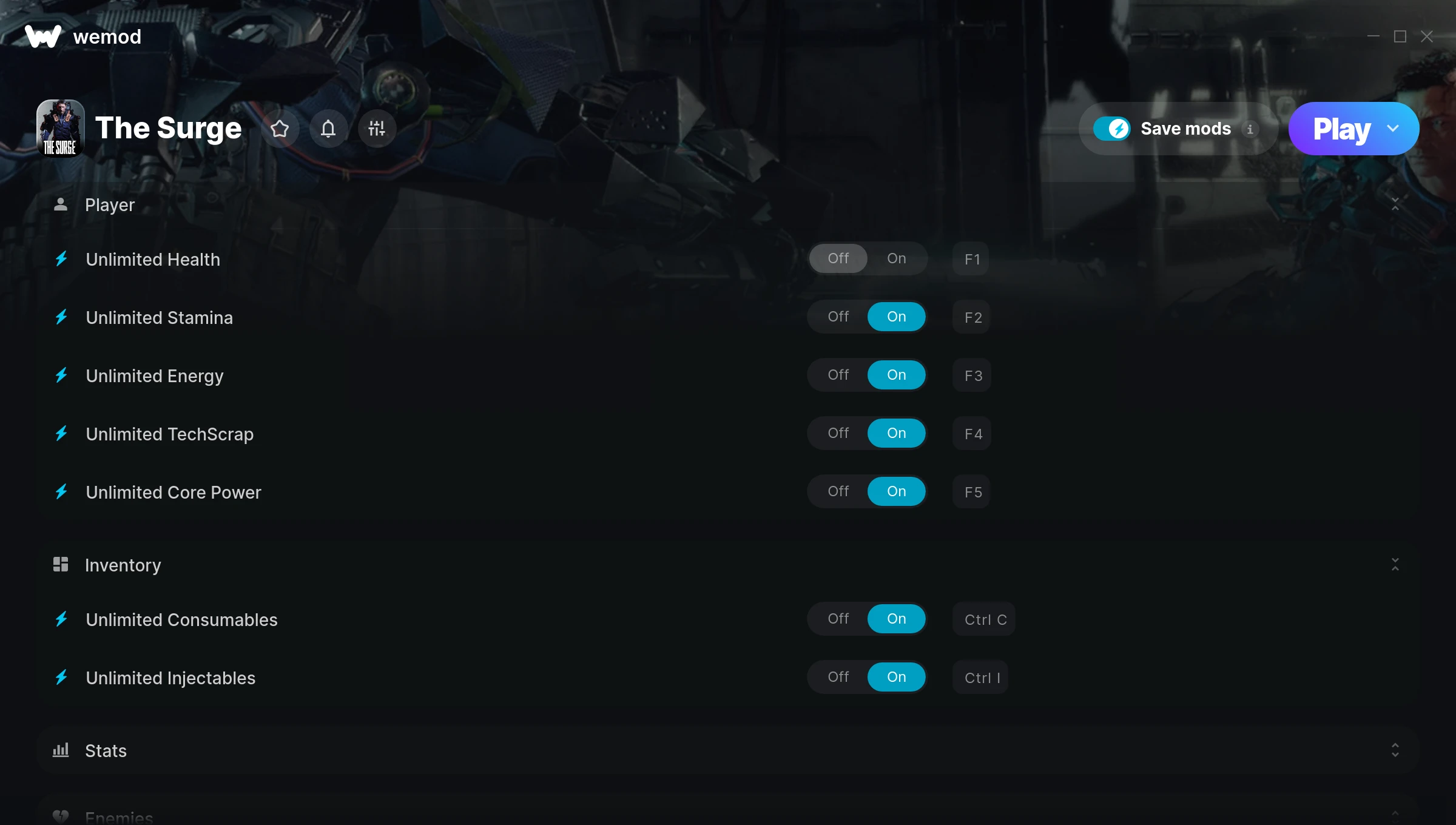 The Surge Trainer screenshot