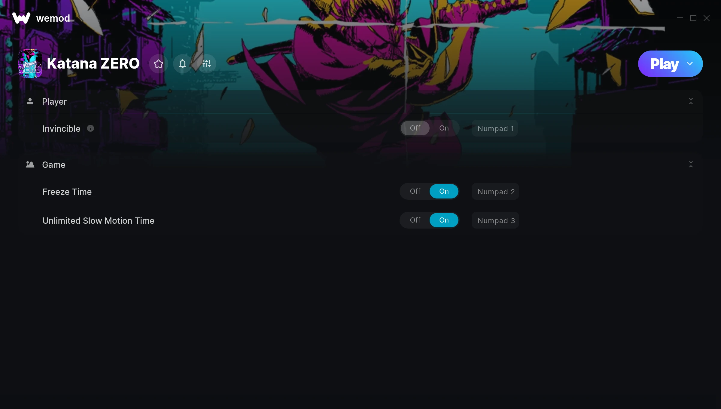 Katana ZERO Trainer screenshot