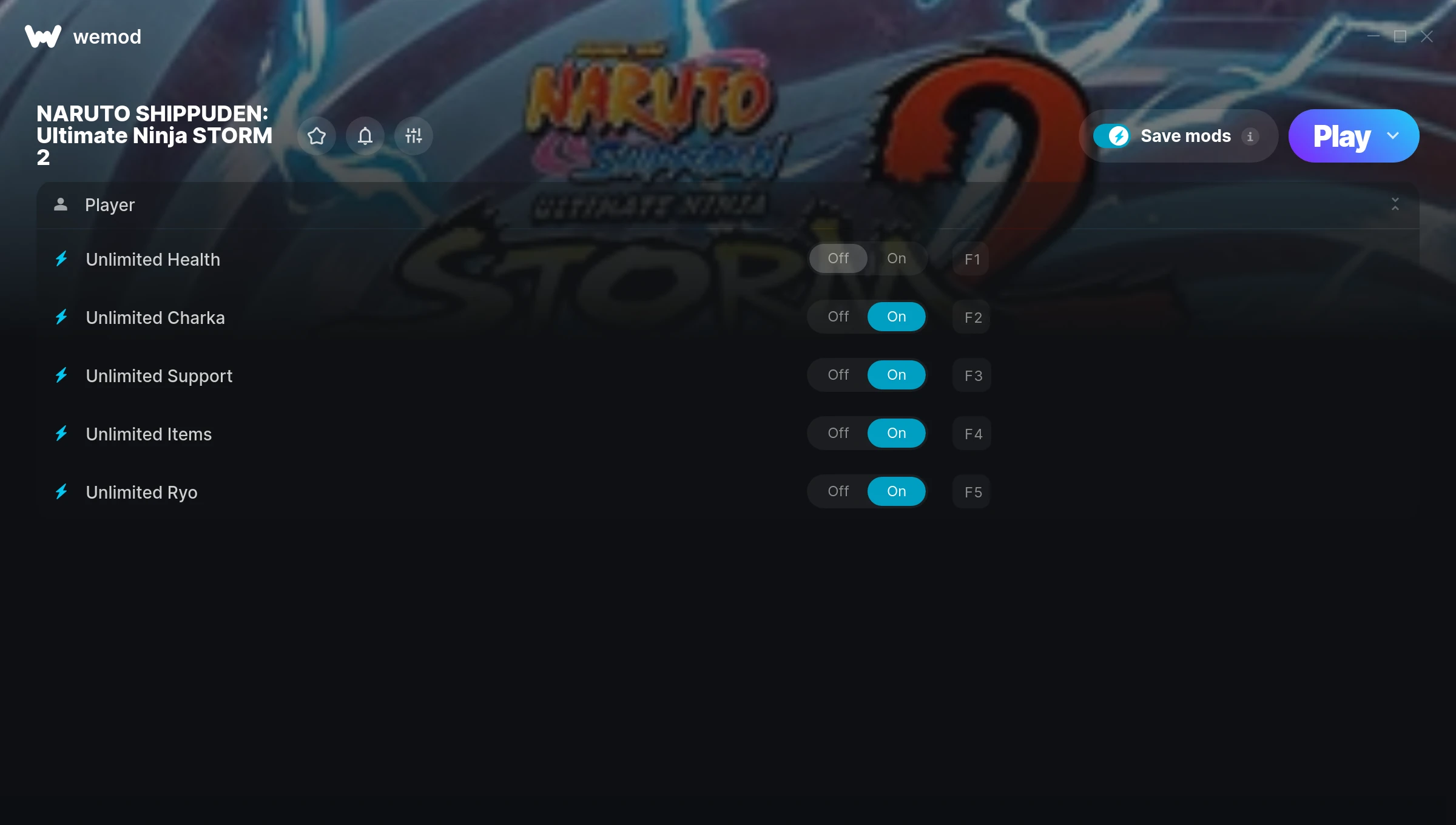 NARUTO SHIPPUDEN: Ultimate Ninja STORM 2 Trainer screenshot