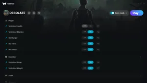 DESOLATE Trainer screenshot