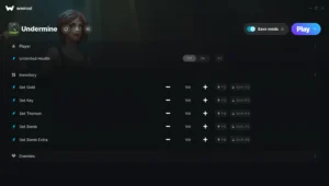 Undermine Trainer screenshot