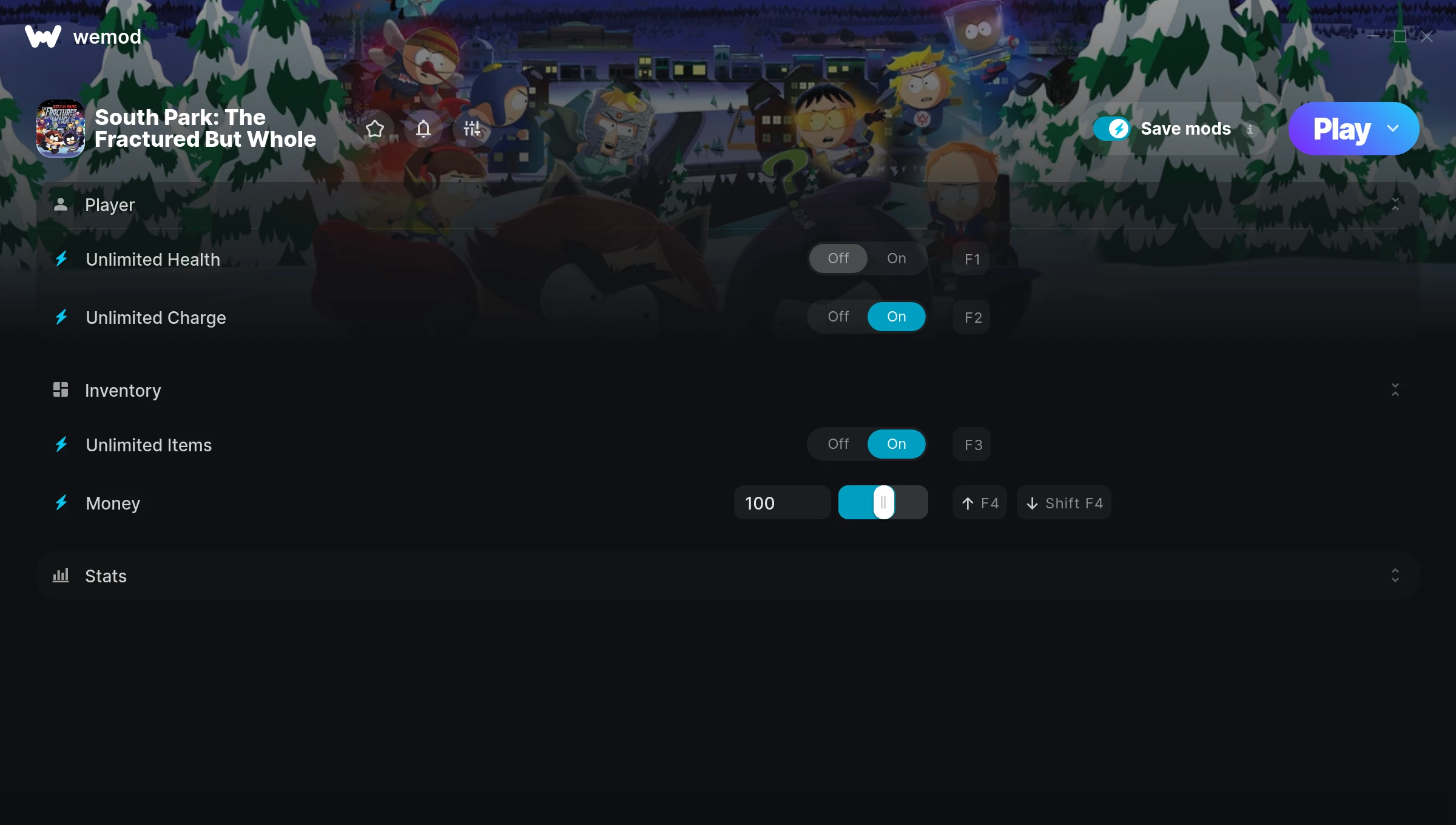 South Park: The Fractured But Whole Trainer screenshot