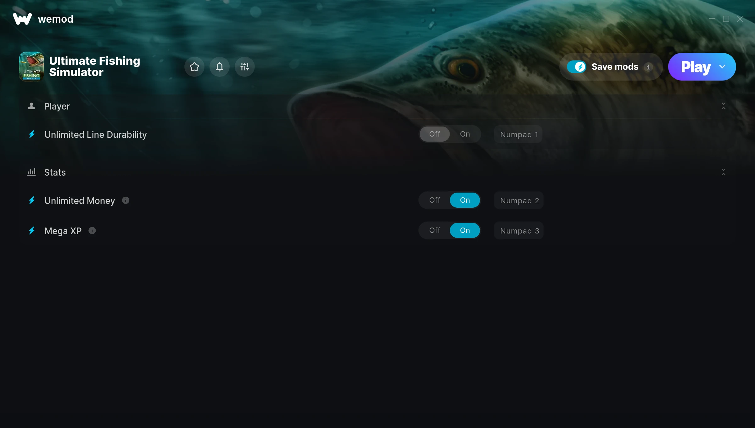 Ultimate Fishing Simulator Trainer screenshot