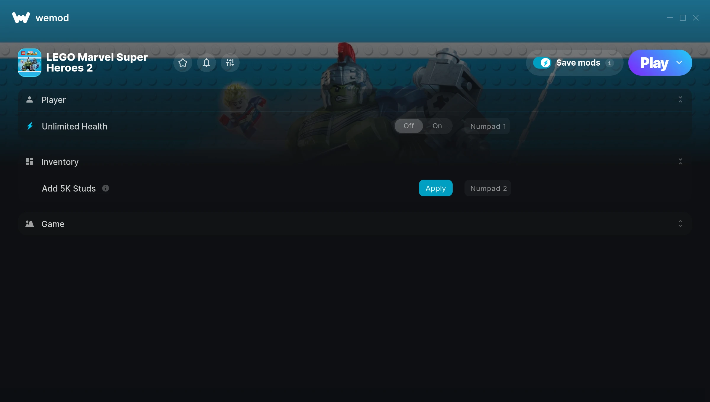 LEGO Marvel Super Heroes 2 Trainer screenshot