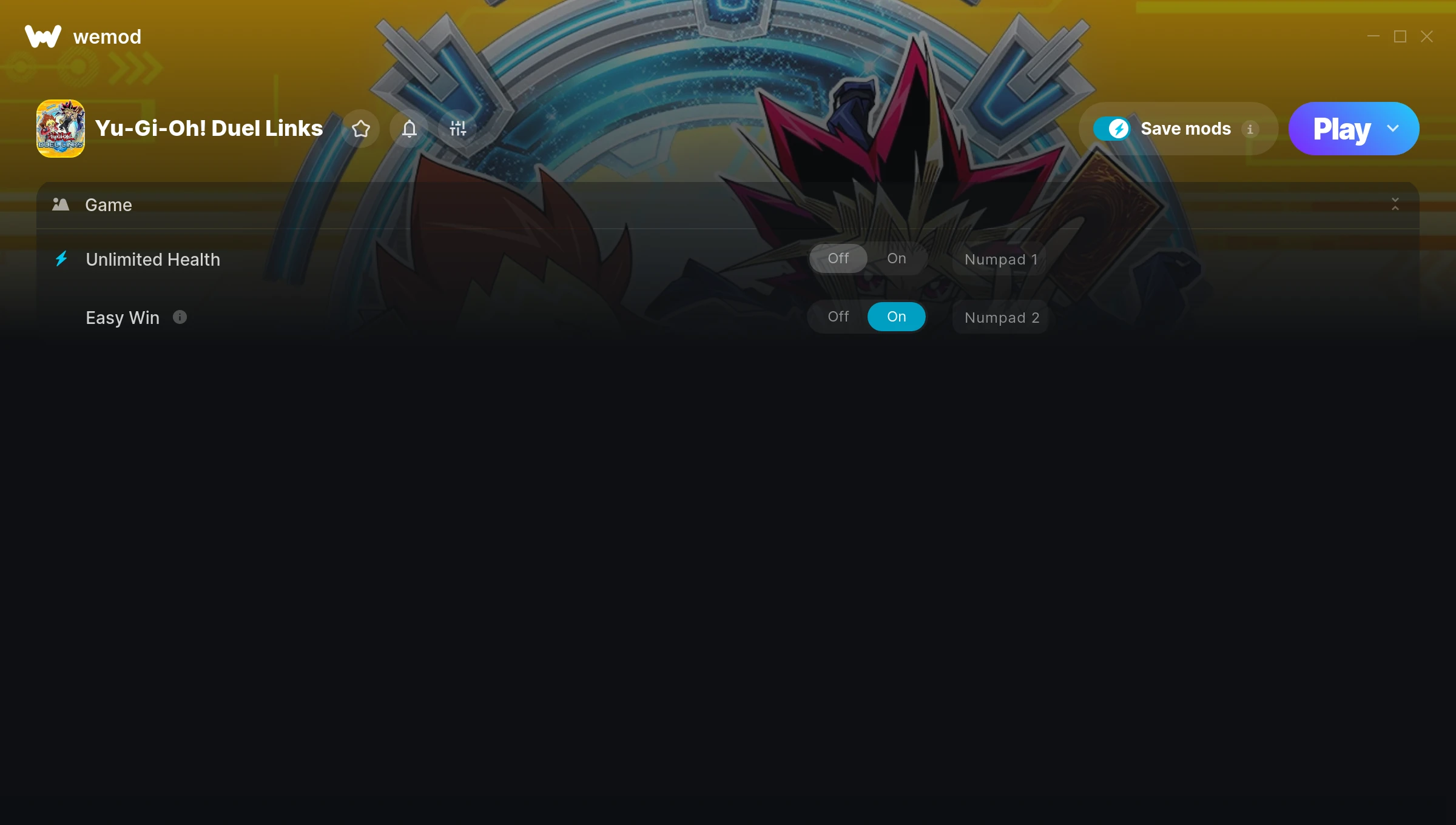 Yu-Gi-Oh! Duel Links Trainer screenshot