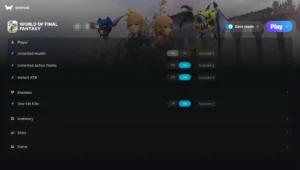 WORLD OF FINAL FANTASY Trainer screenshot