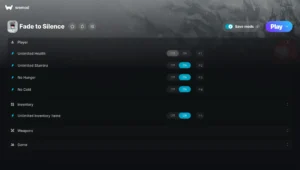 Fade to Silence Trainer screenshot