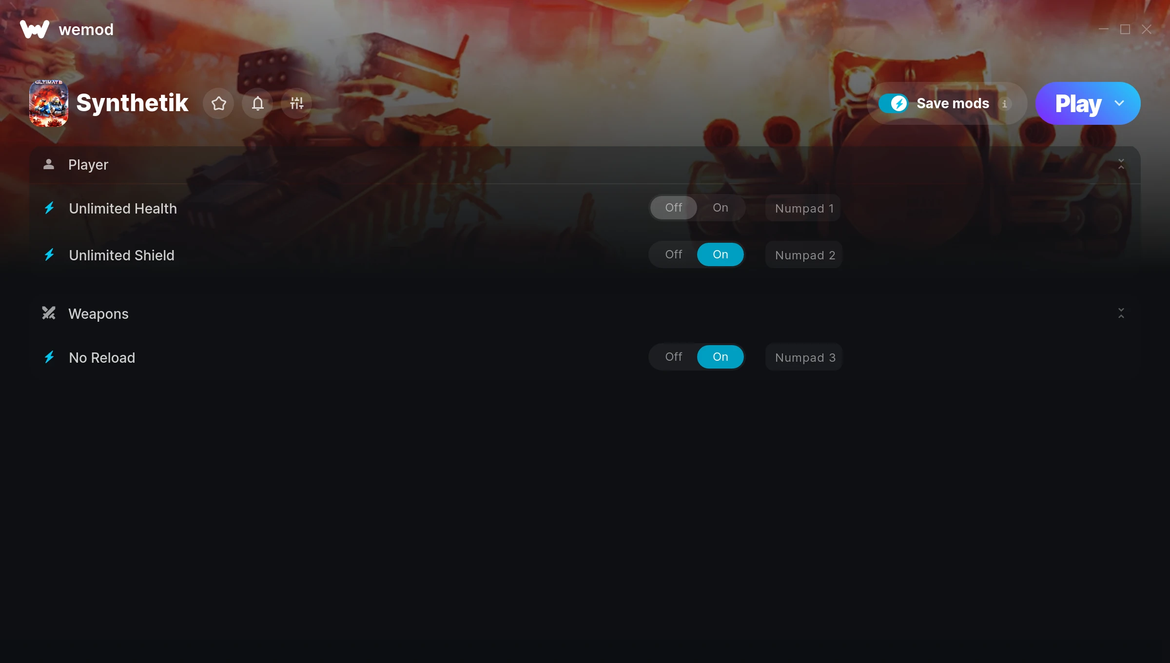 Synthetik Trainer screenshot