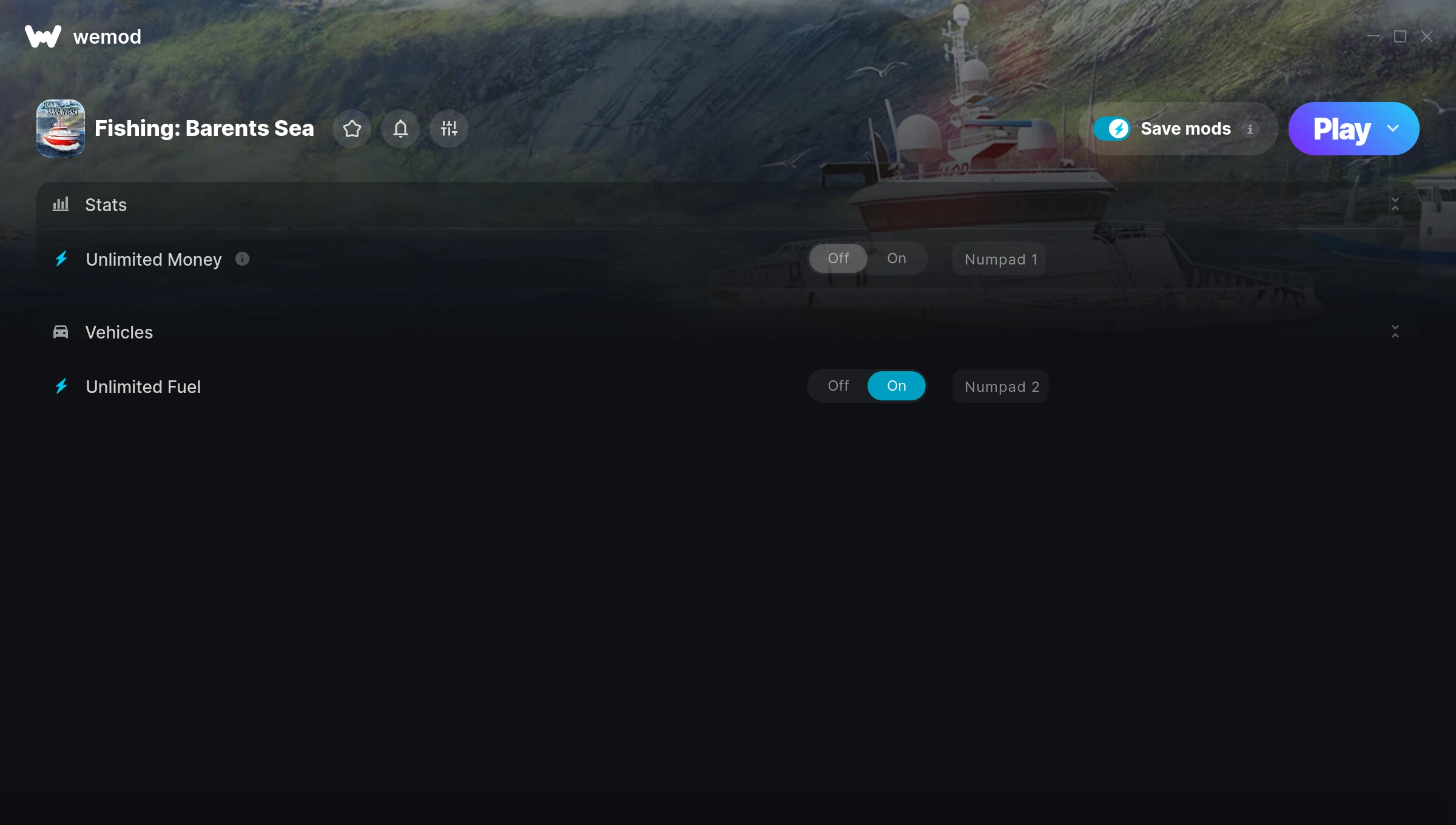 Fishing: Barents Sea Trainer screenshot