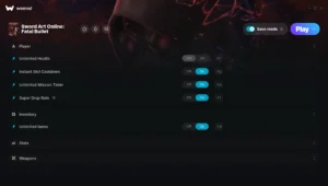 Sword Art Online: Fatal Bullet Trainer screenshot