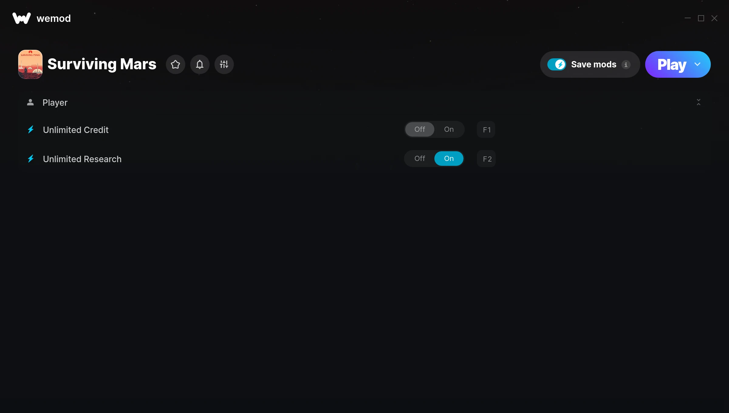 Surviving Mars Trainer screenshot