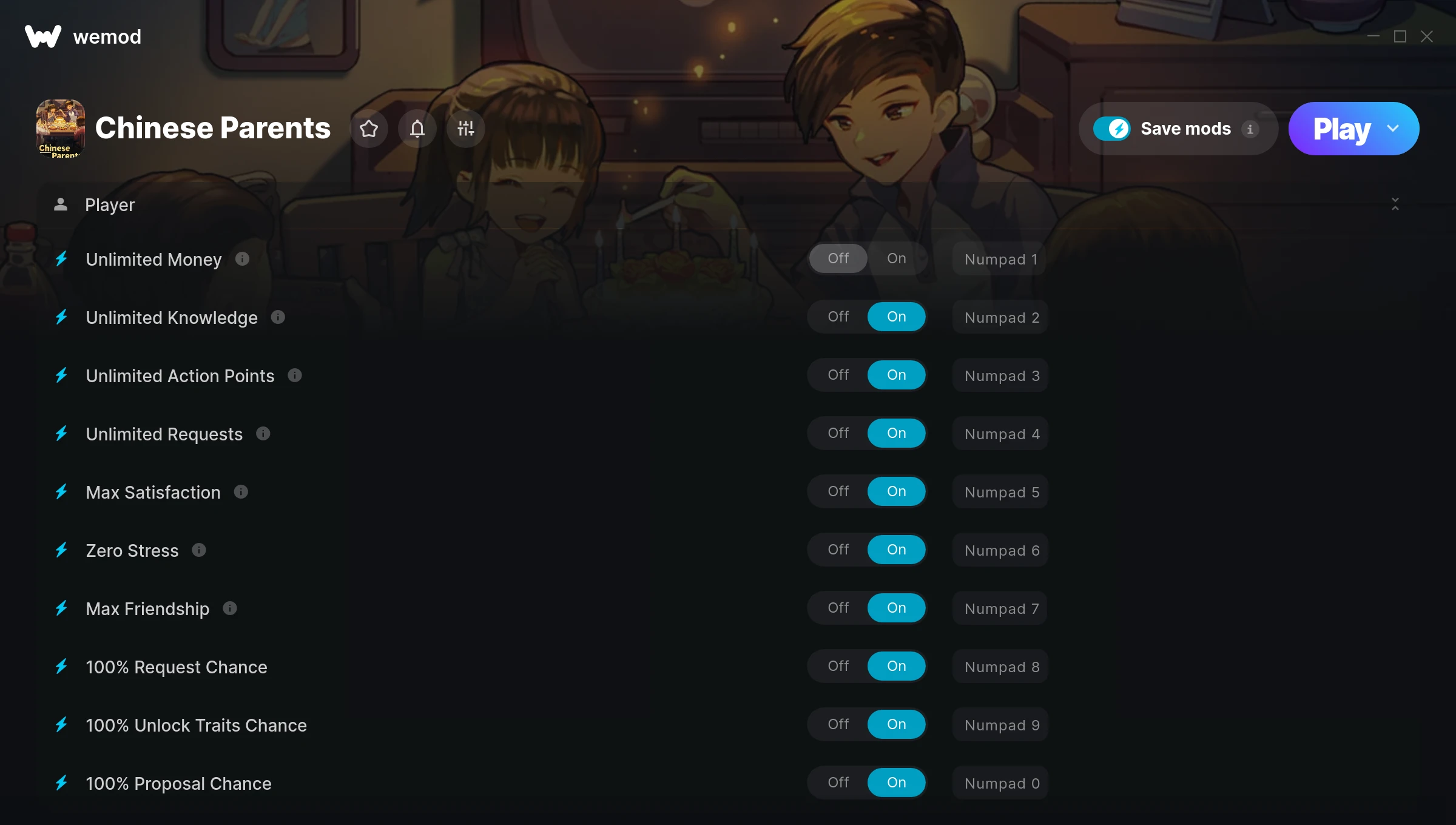 Chinese Parents Trainer screenshot