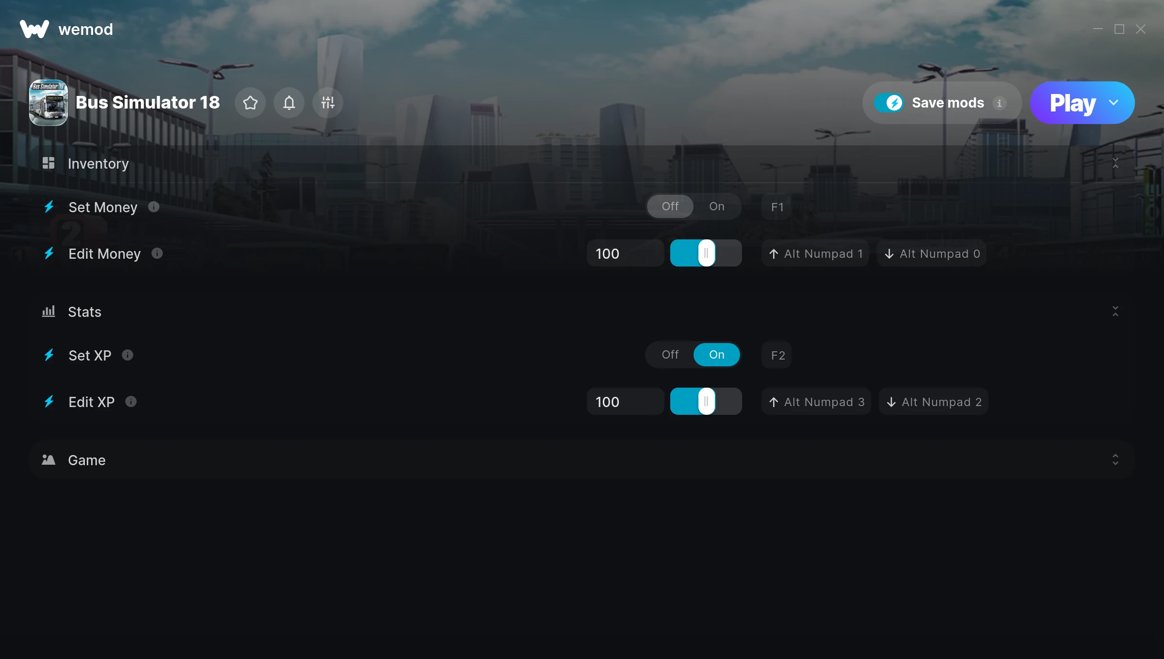 Bus Simulator 18 Trainer screenshot