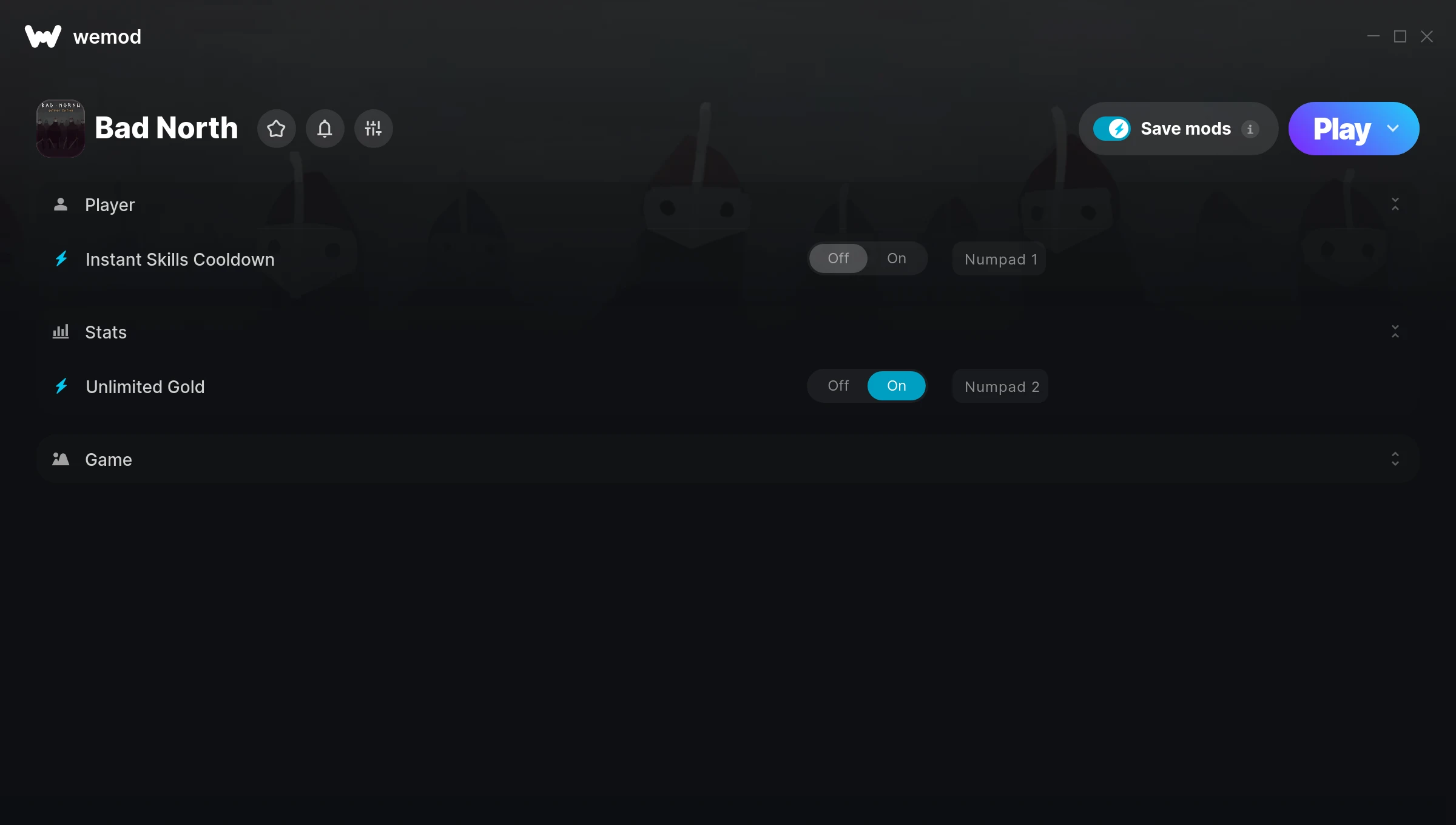Bad North Trainer screenshot