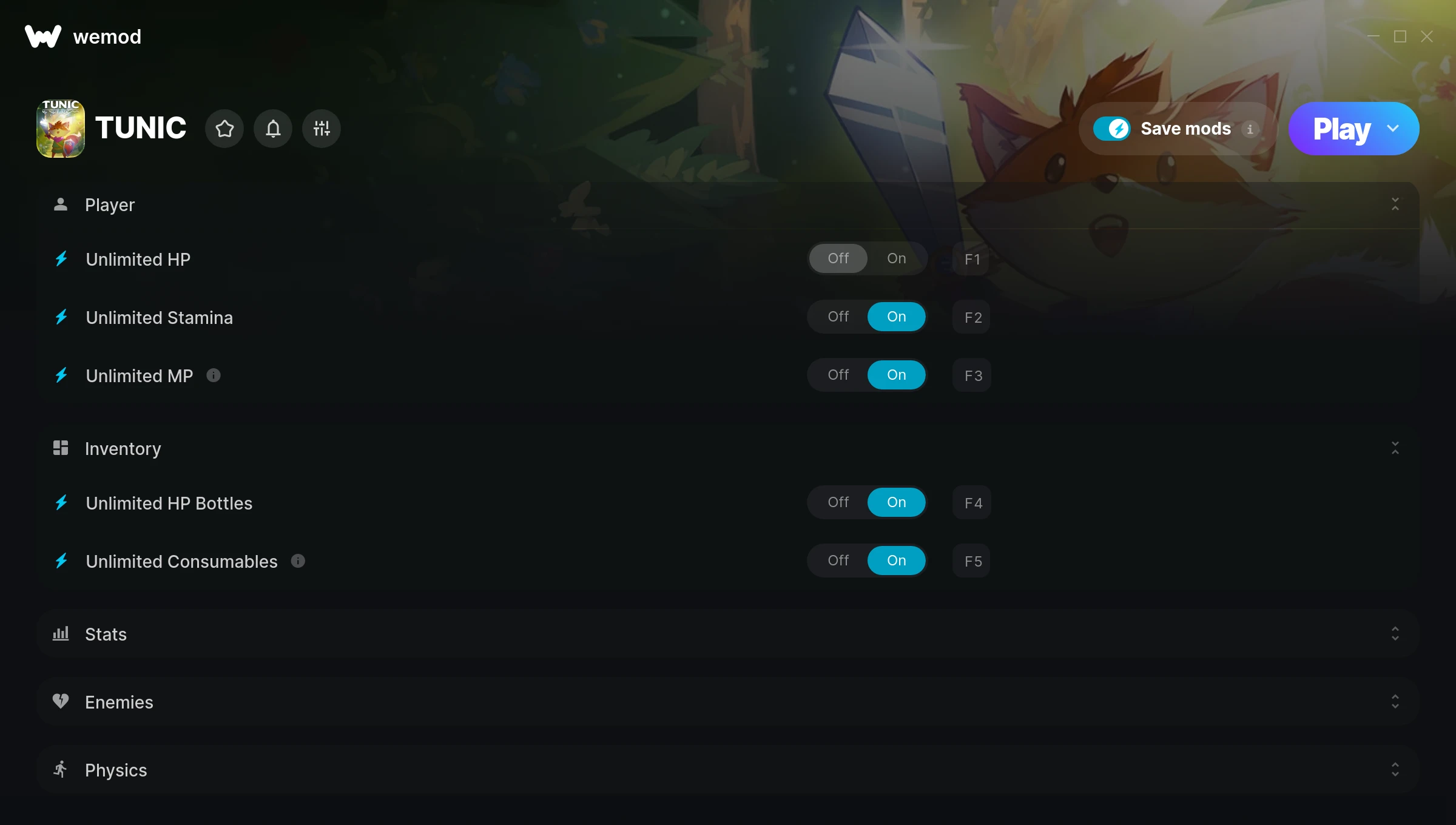 TUNIC Trainer screenshot