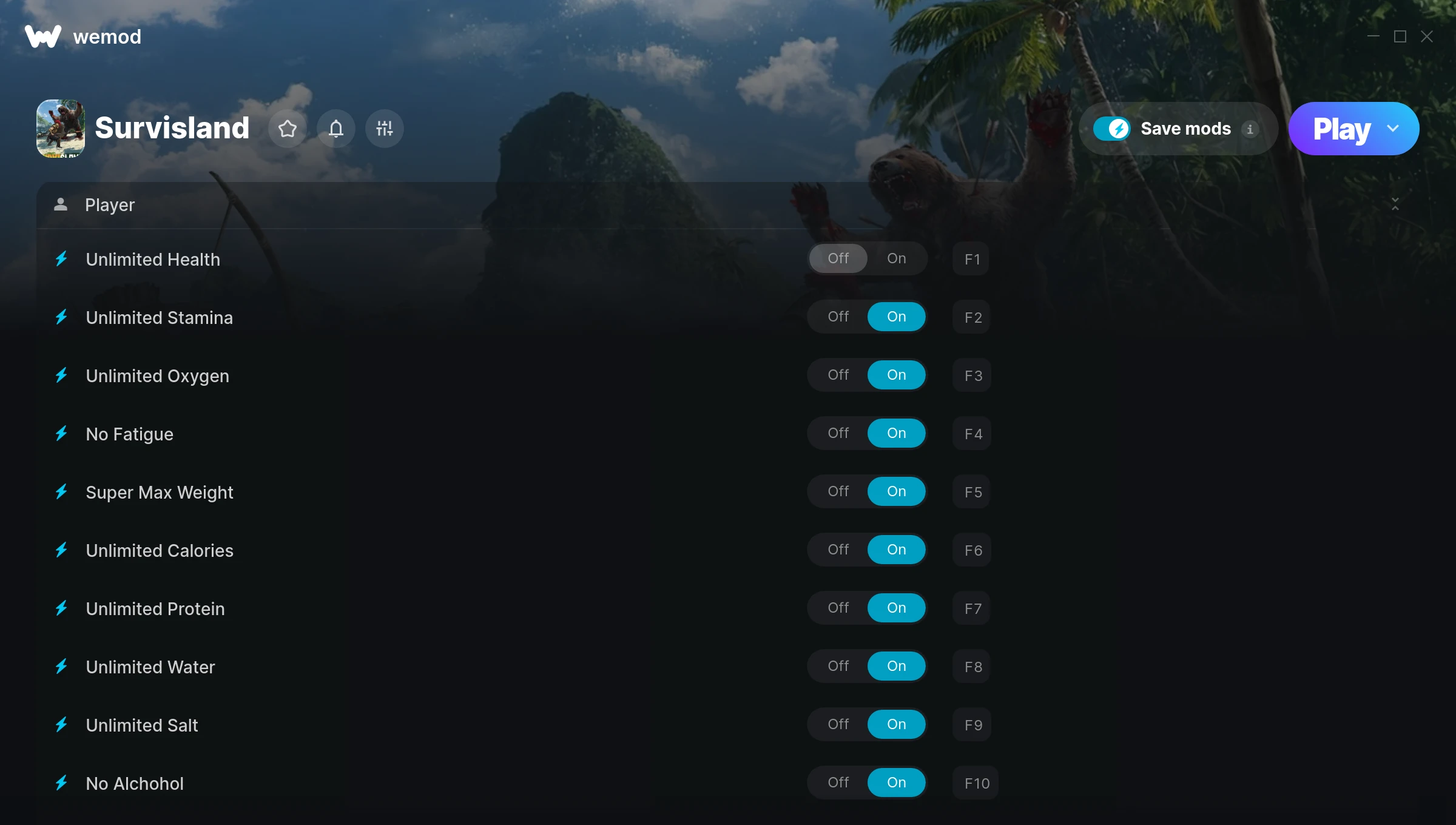 Survisland Trainer screenshot