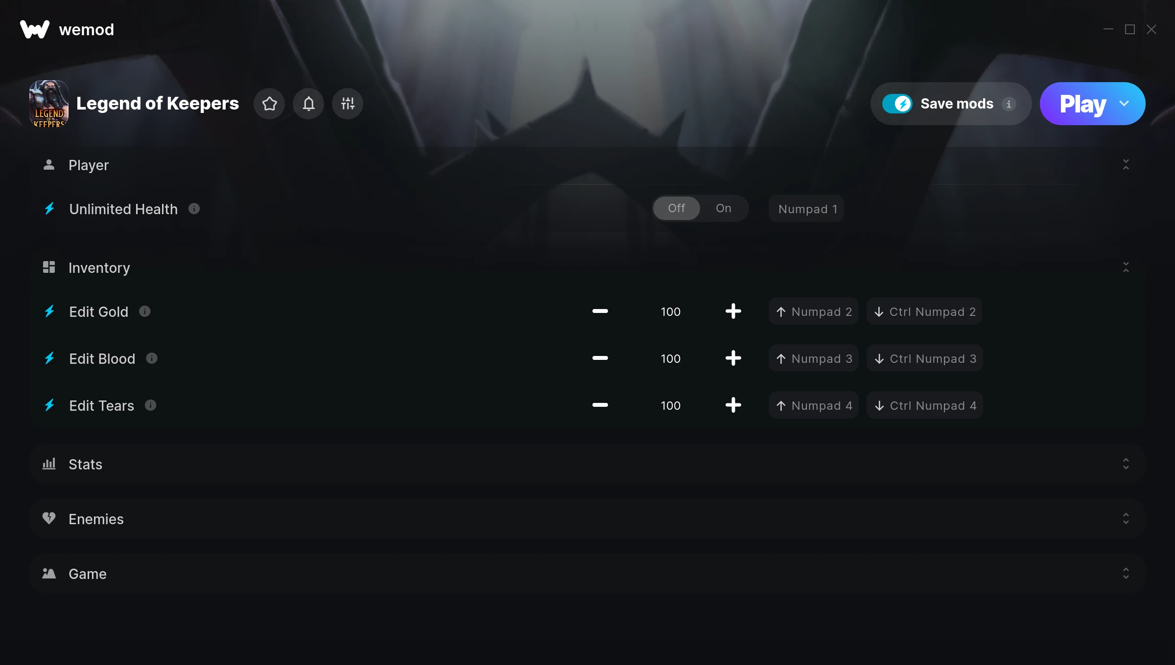 Legend of Keepers Trainer screenshot