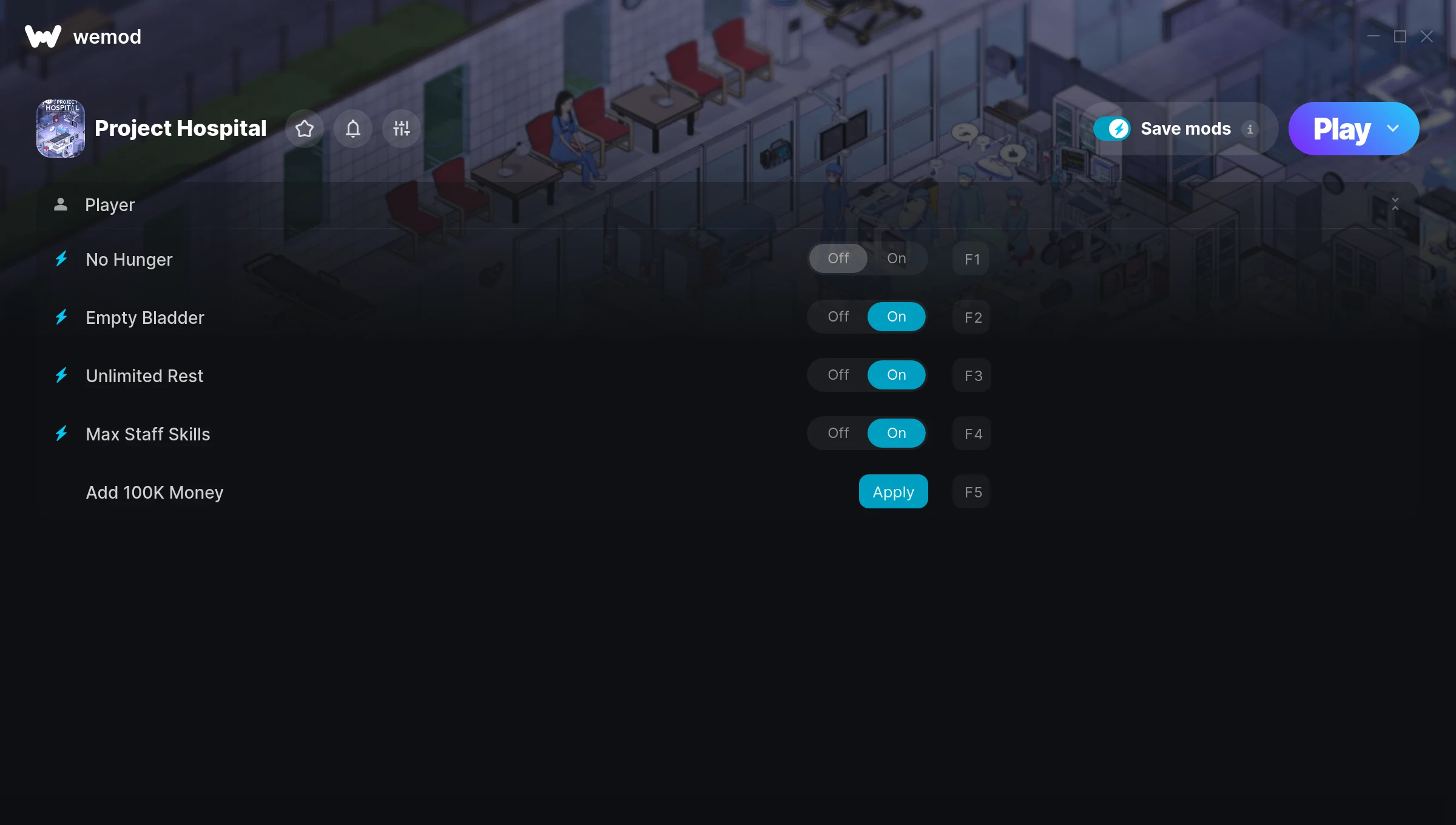 Project Hospital Trainer screenshot