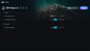 DiRT Rally 2.0 Trainer screenshot