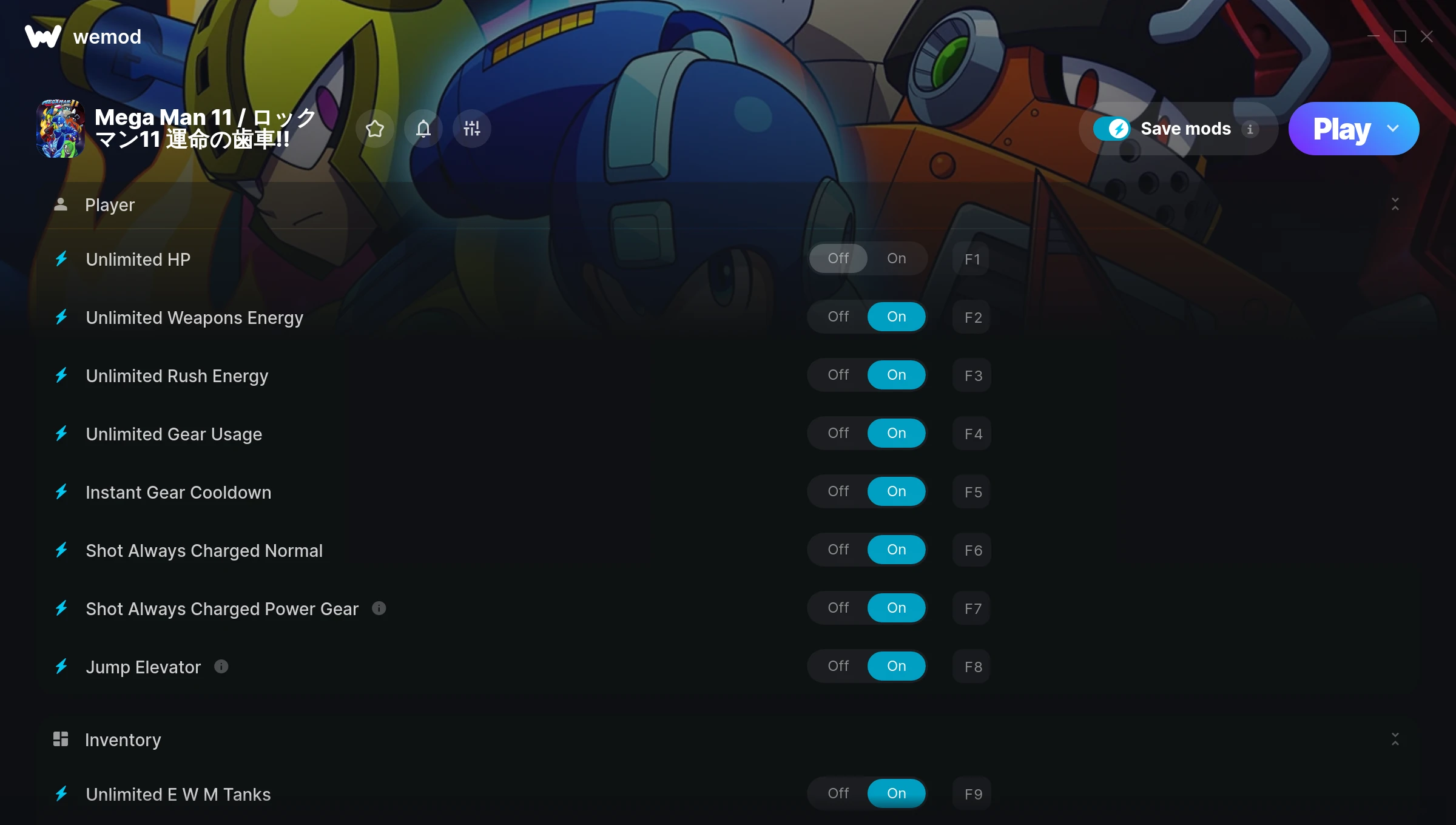 Mega Man 11 / ロックマン11 運命の歯車!! Trainer screenshot