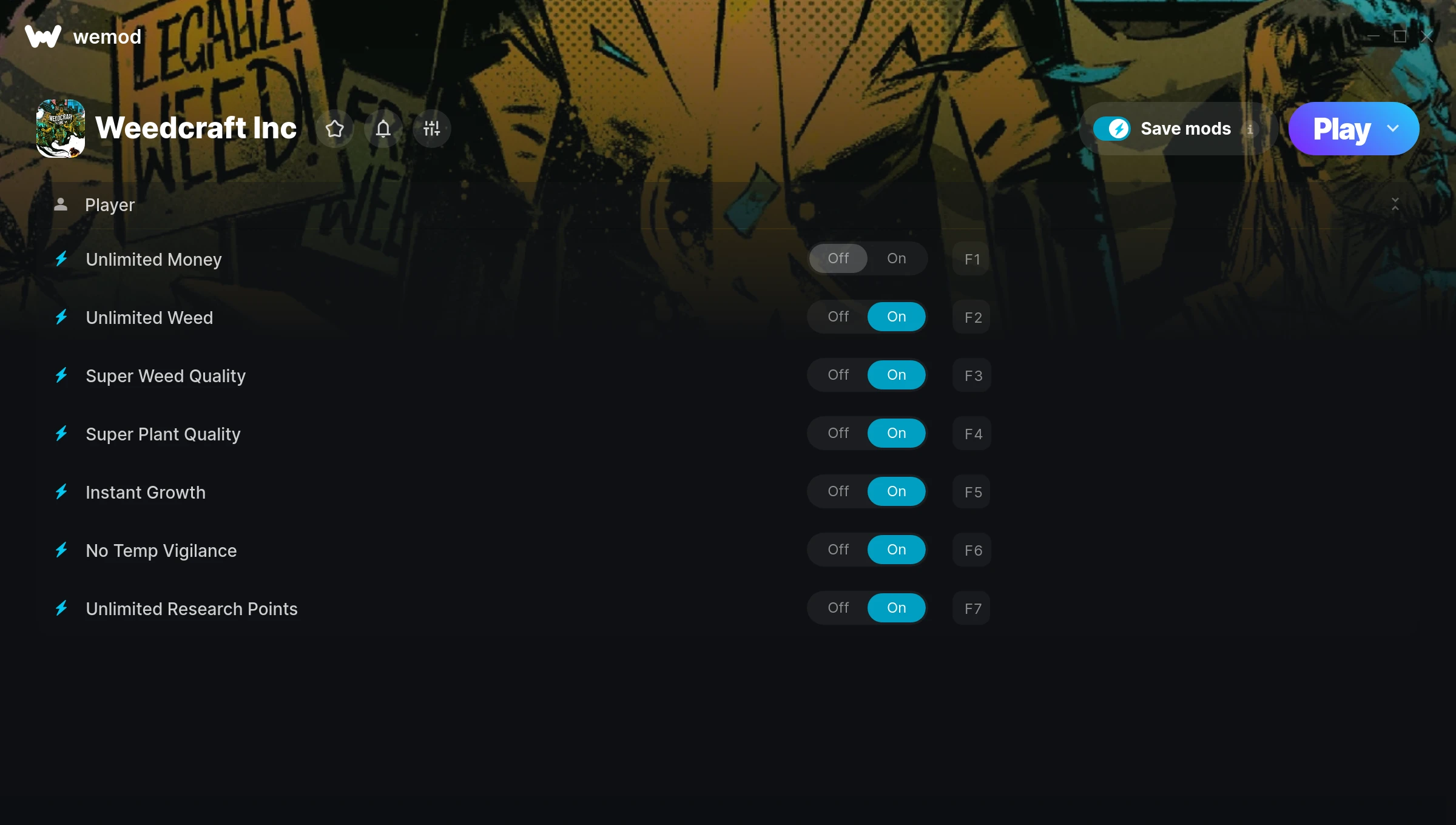 Weedcraft Inc Trainer screenshot