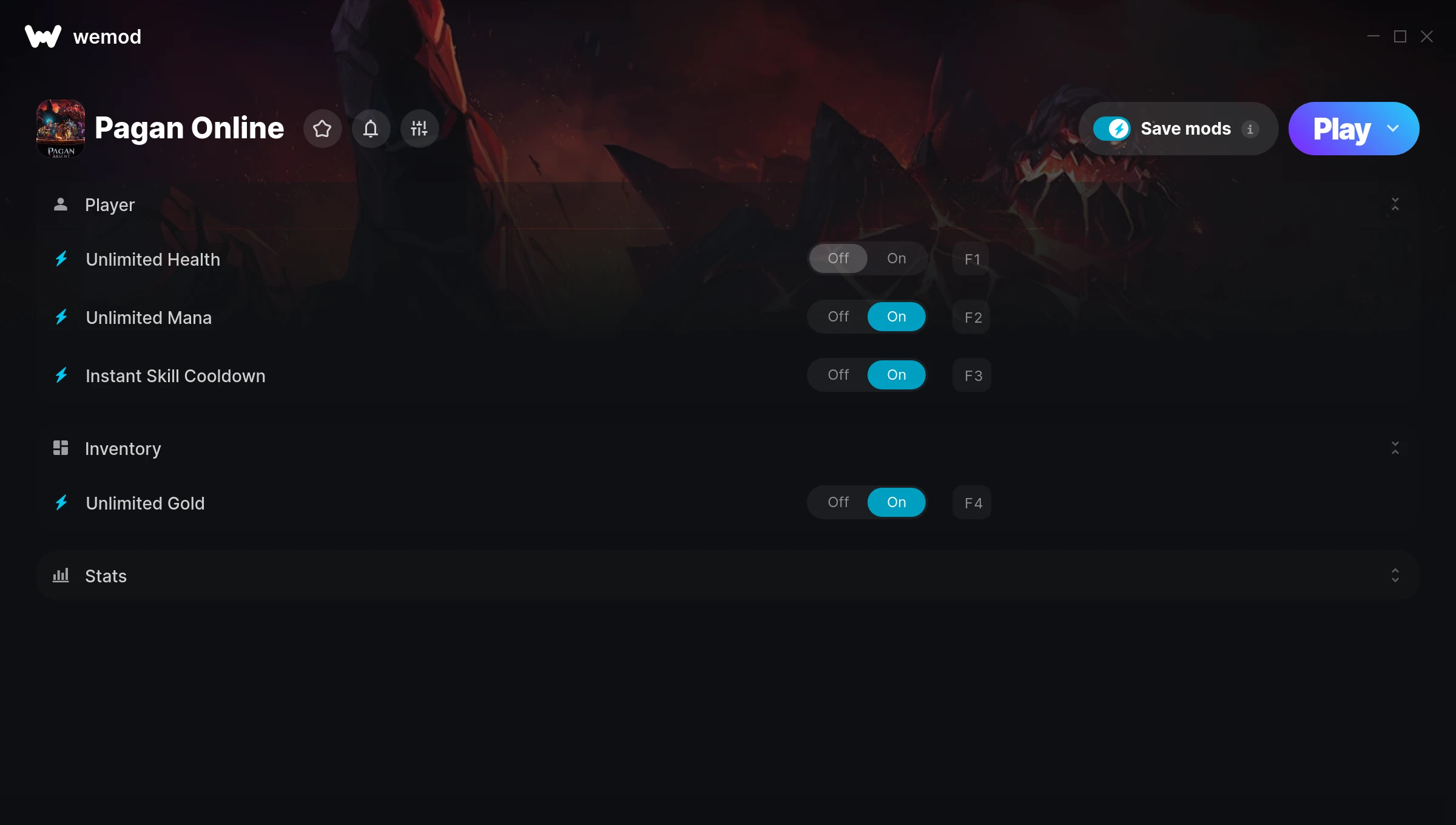 Pagan Online Trainer screenshot