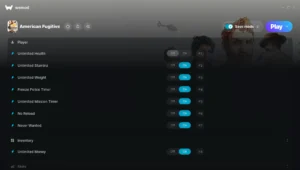 American Fugitive Trainer screenshot