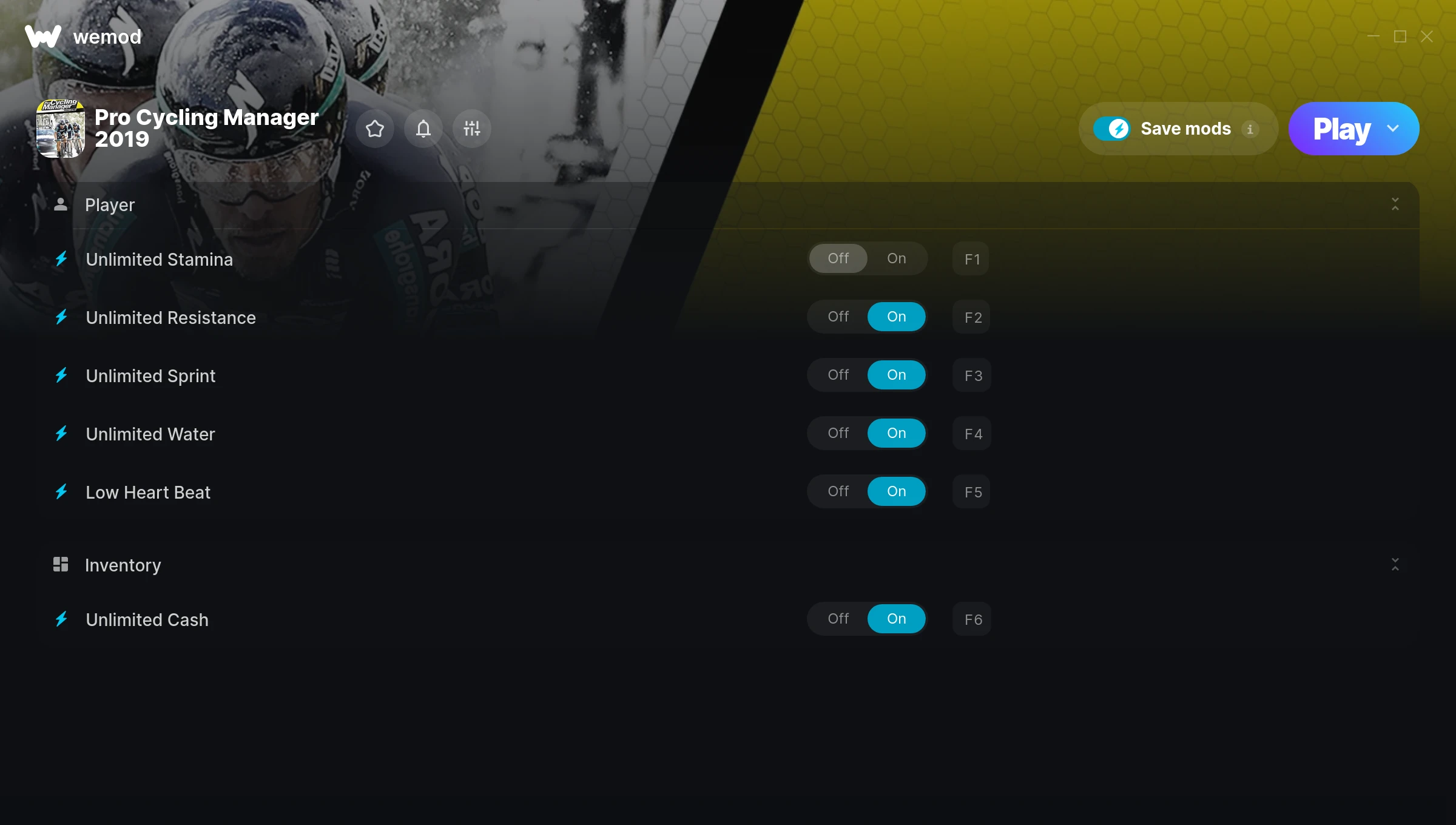 Pro Cycling Manager 2019 Trainer screenshot