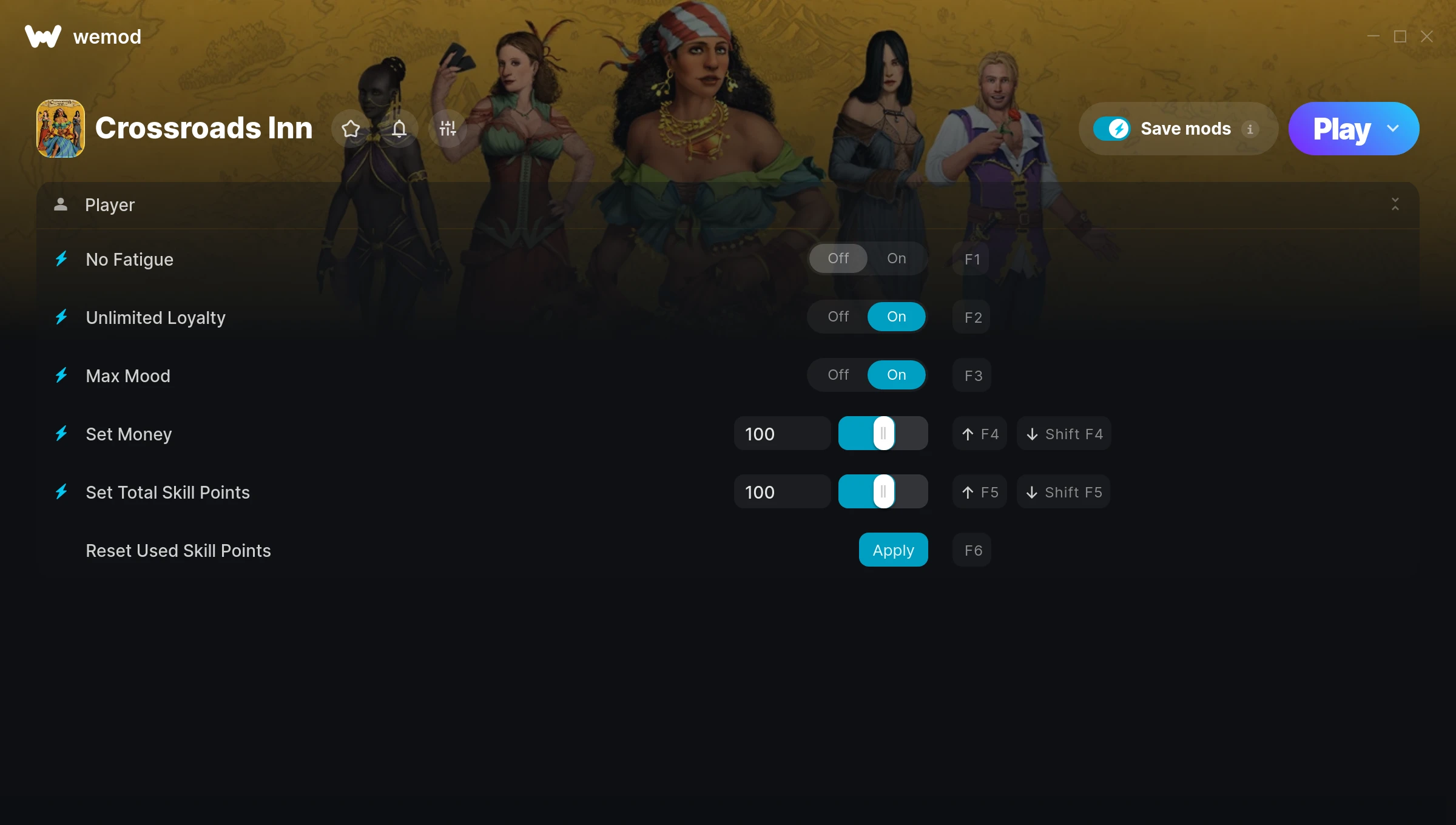 Crossroads Inn Trainer screenshot