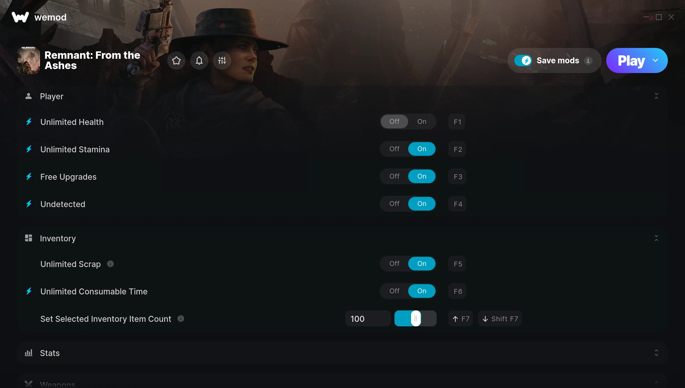 Remnant From the Ashes Trainer screenshot