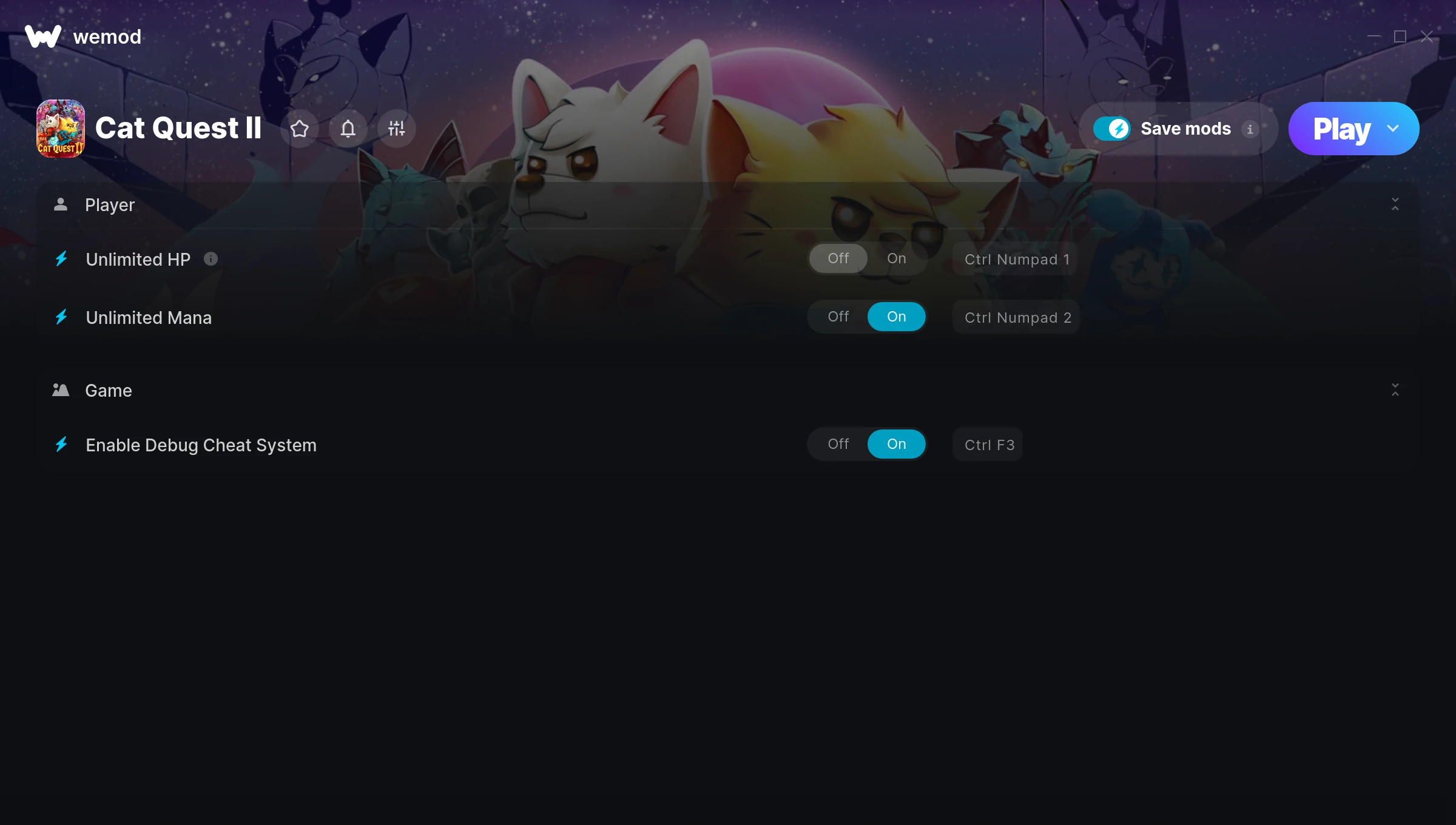 Cat Quest II Trainer screenshot