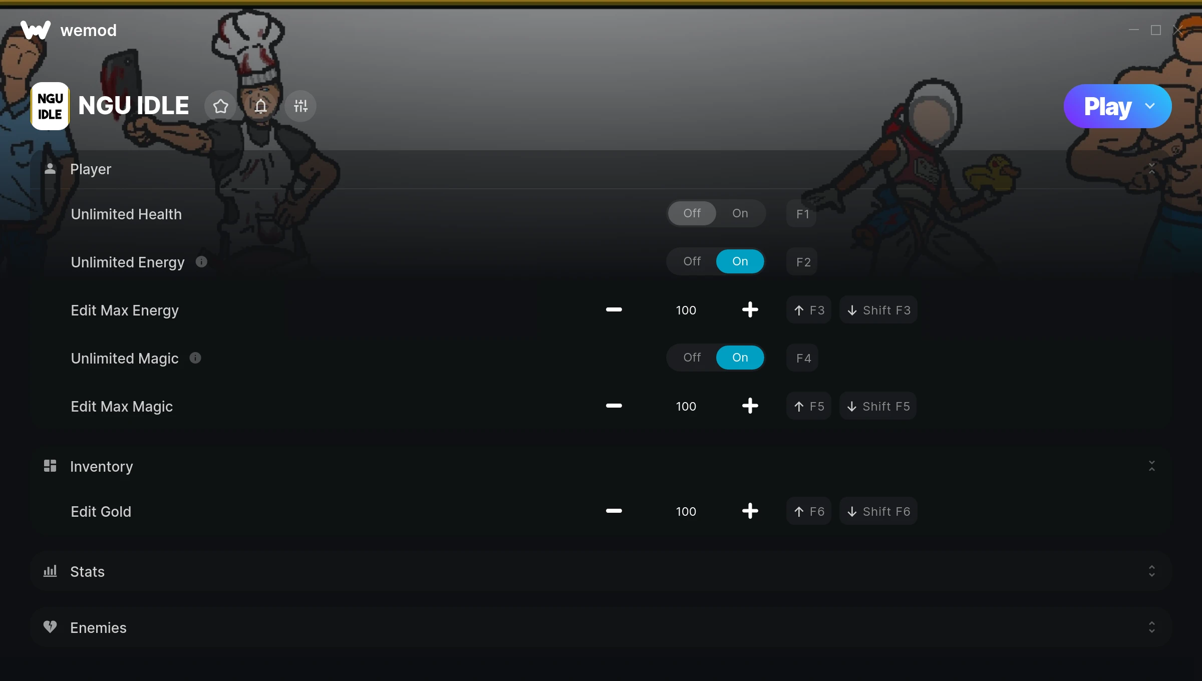 NGU IDLE Trainer screenshot