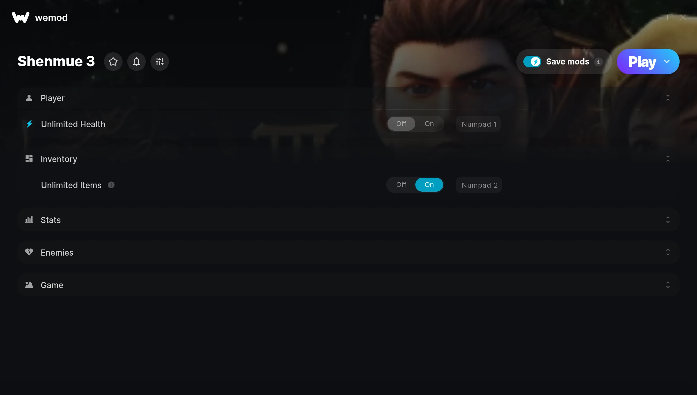 Shenmue 3 Trainer screenshot