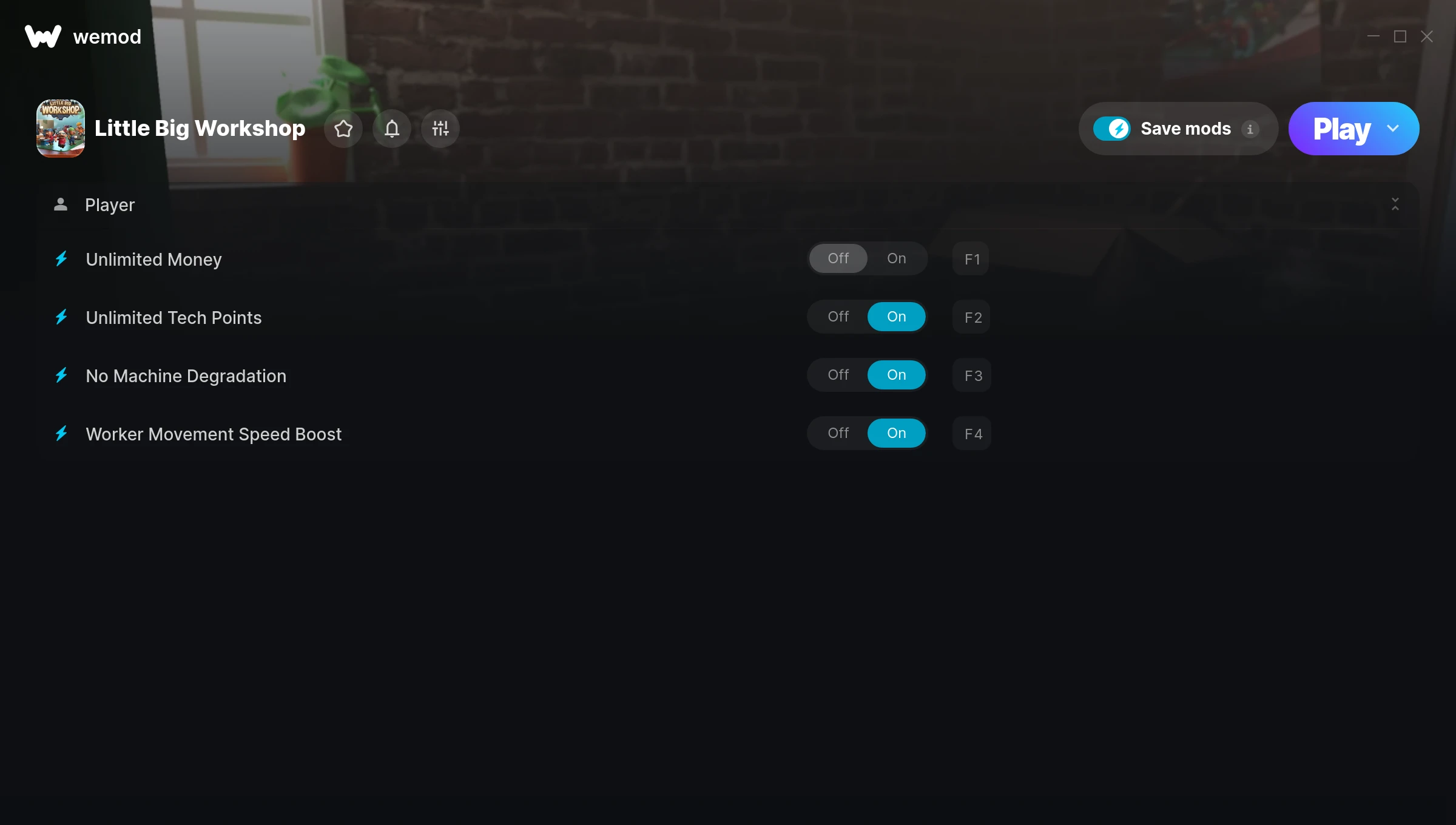 Little Big Workshop Trainer screenshot