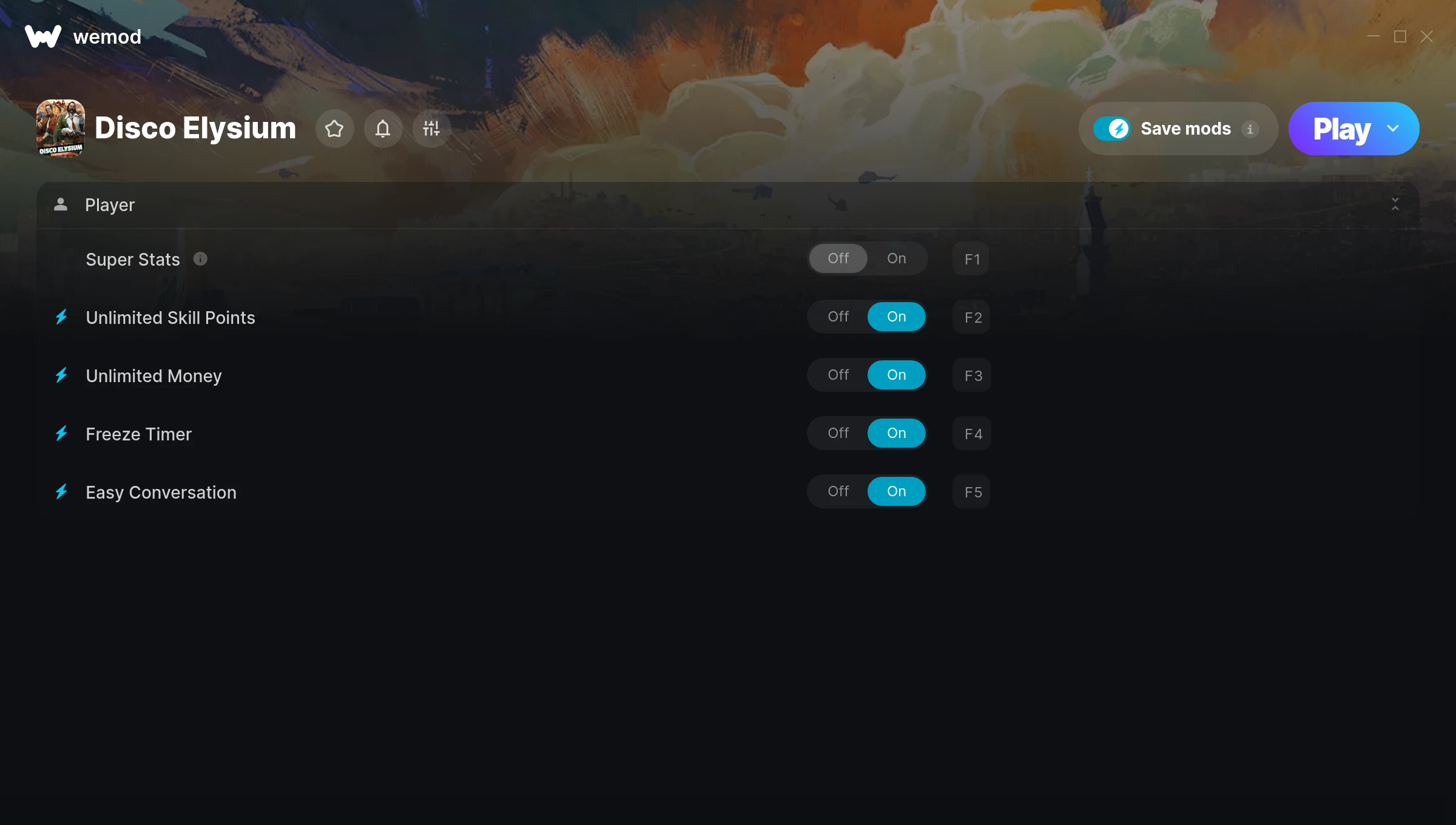 Disco Elysium Trainer screenshot