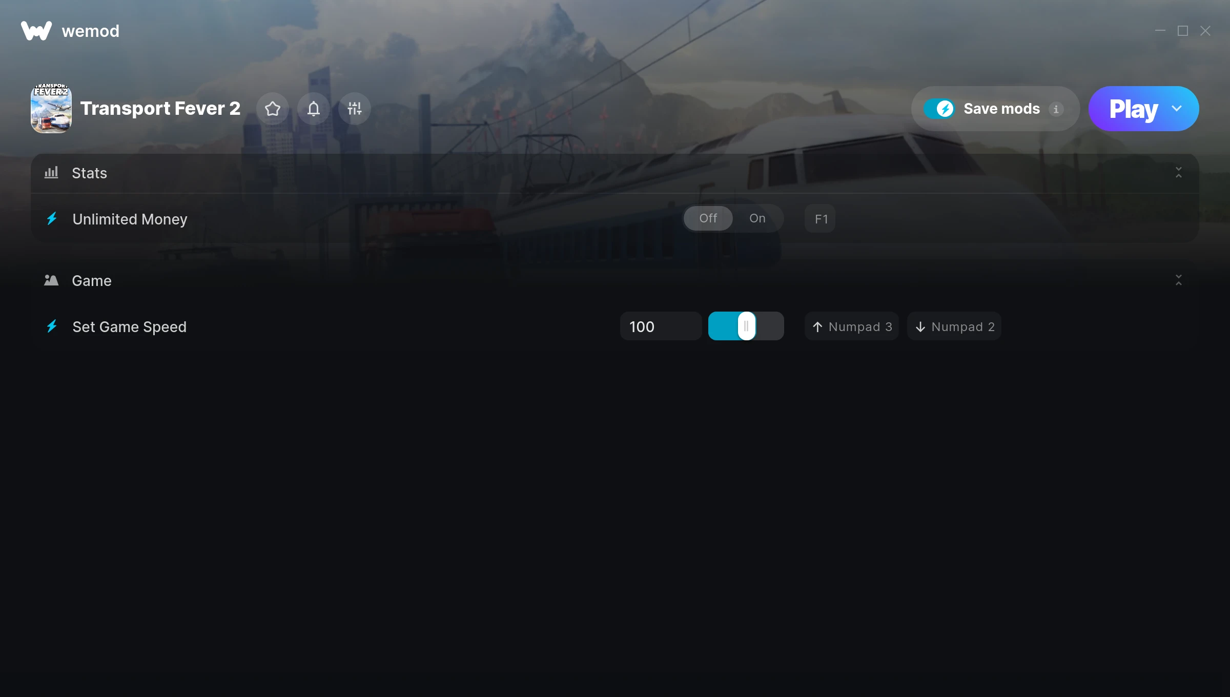 Transport Fever 2 Trainer screenshot