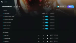 Phoenix Point Trainer screenshot