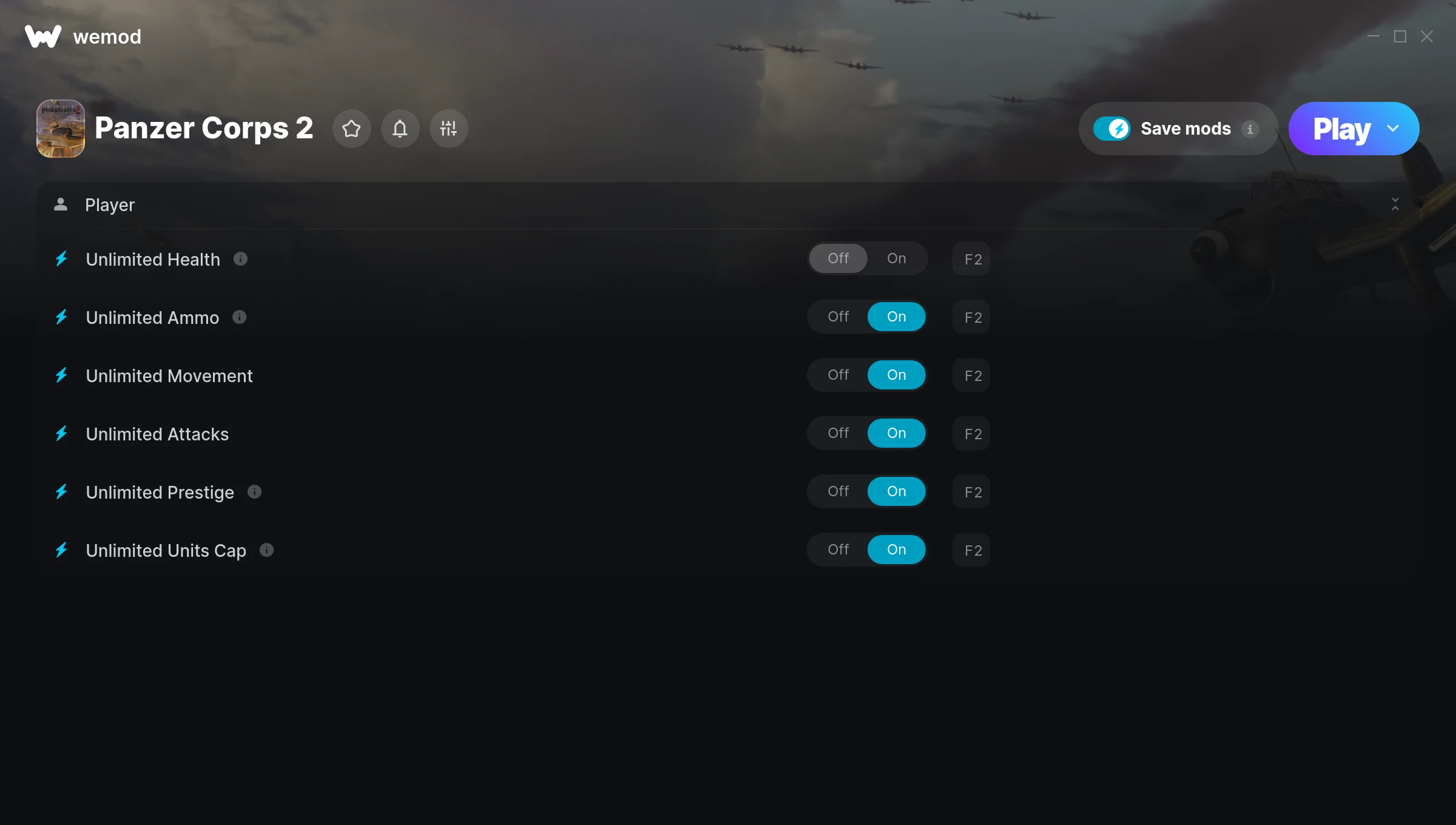 Panzer Corps 2 Trainer screenshot
