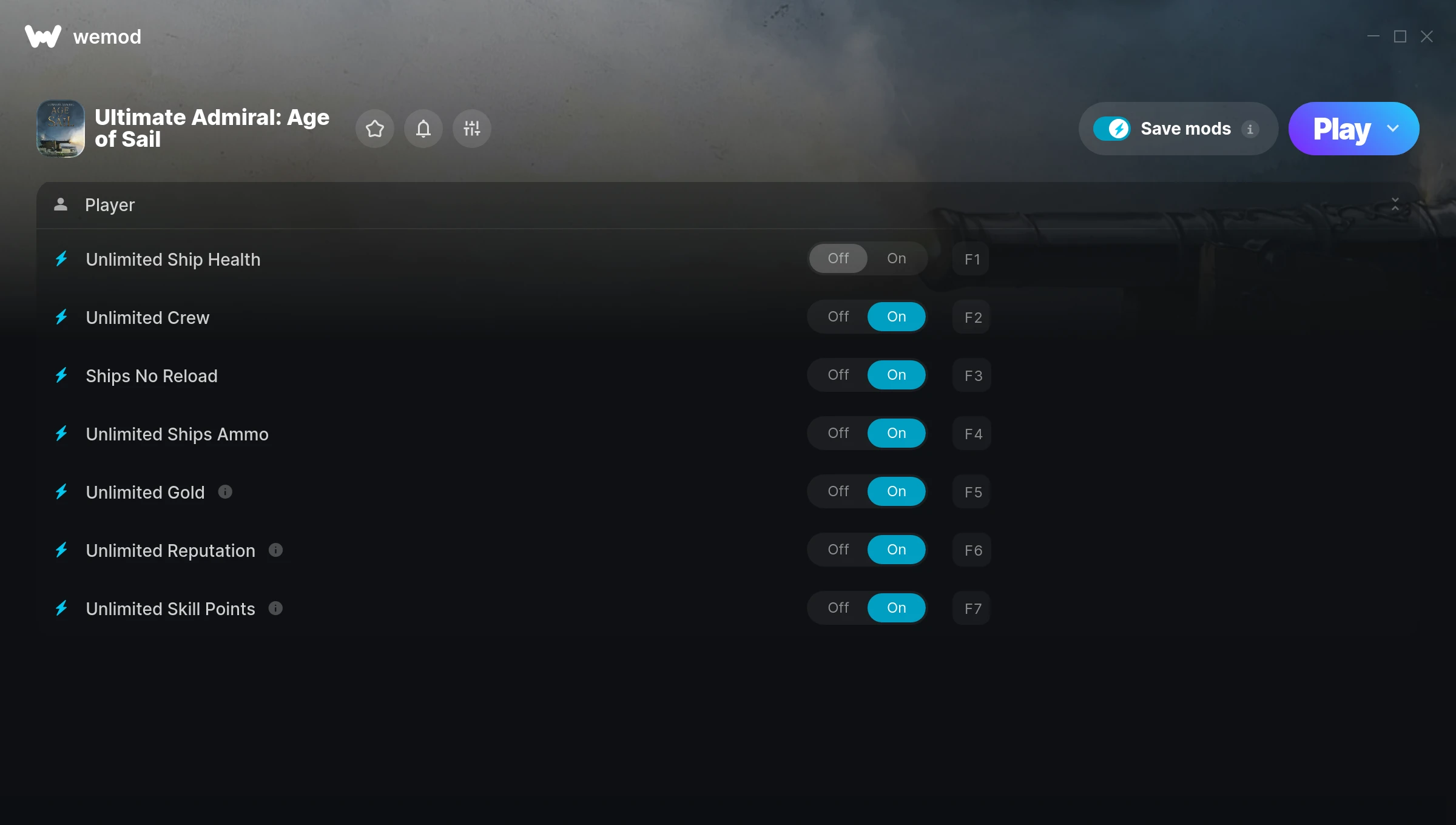 Ultimate Admiral: Age of Sail Trainer screenshot