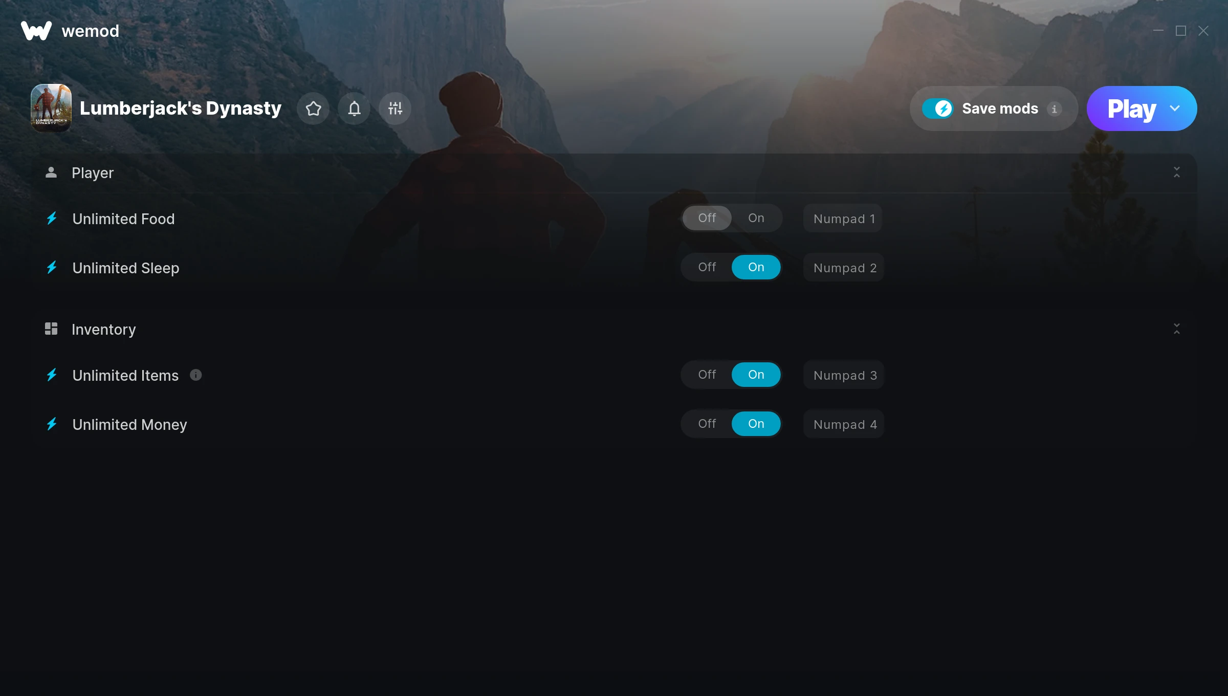 Lumberjack's Dynasty Trainer screenshot