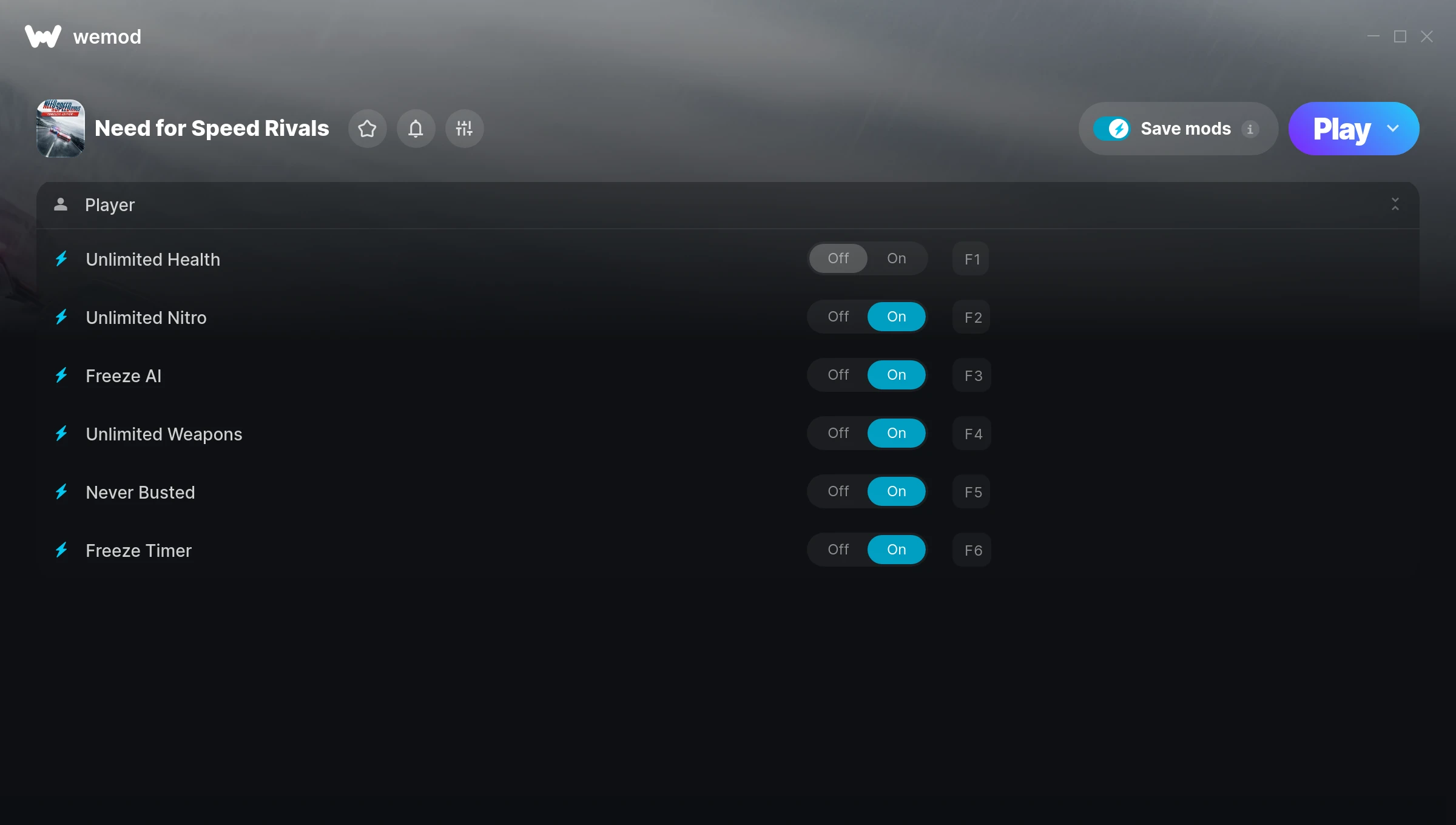 Need for Speed Rivals Trainer screenshot