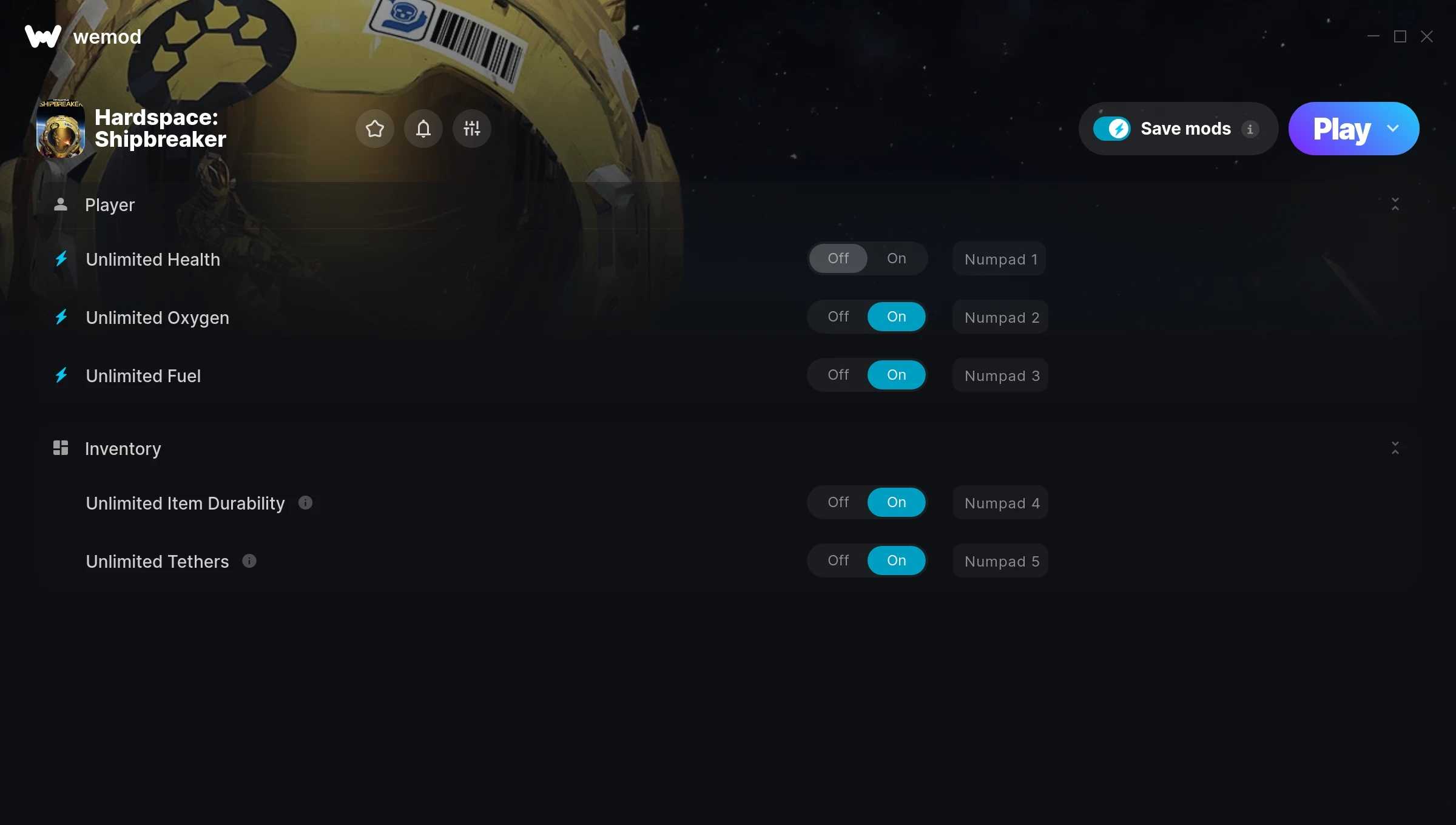 Hardspace: Shipbreaker Trainer screenshot