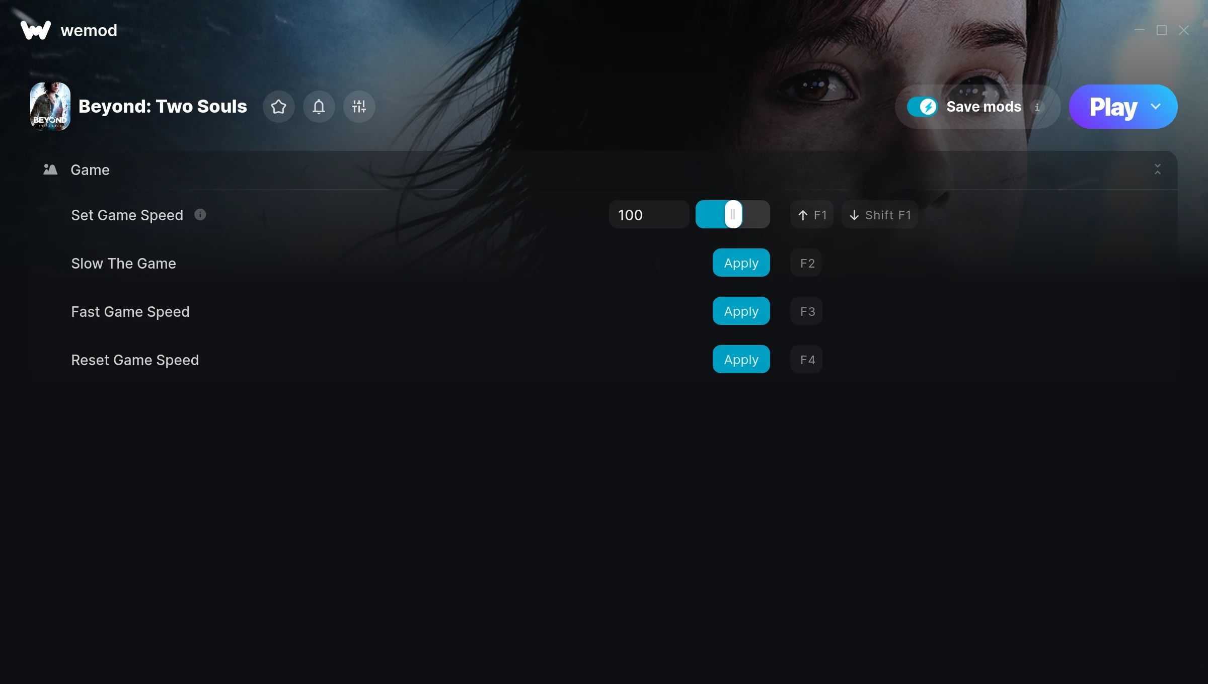 Beyond: Two Souls Trainer screenshot