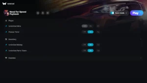 Need for Speed Payback Trainer screenshot