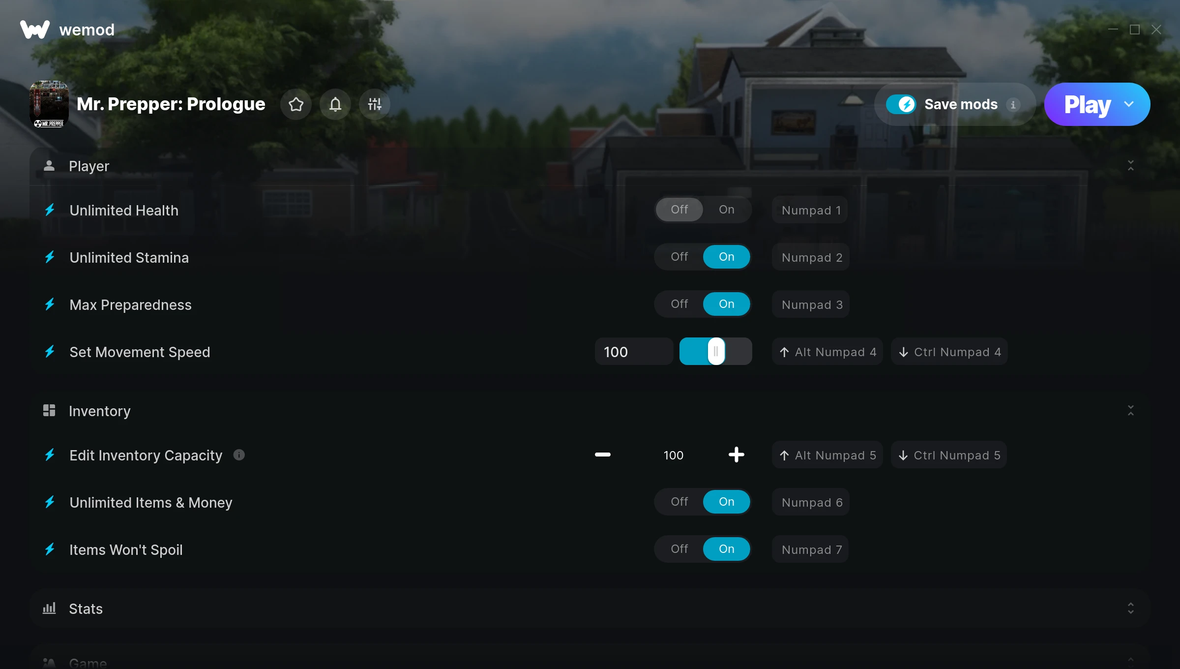 Mr. Prepper: Prologue Trainer screenshot