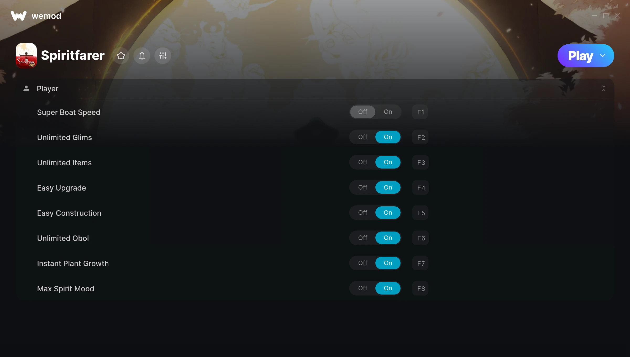 Spiritfarer Trainer screenshot