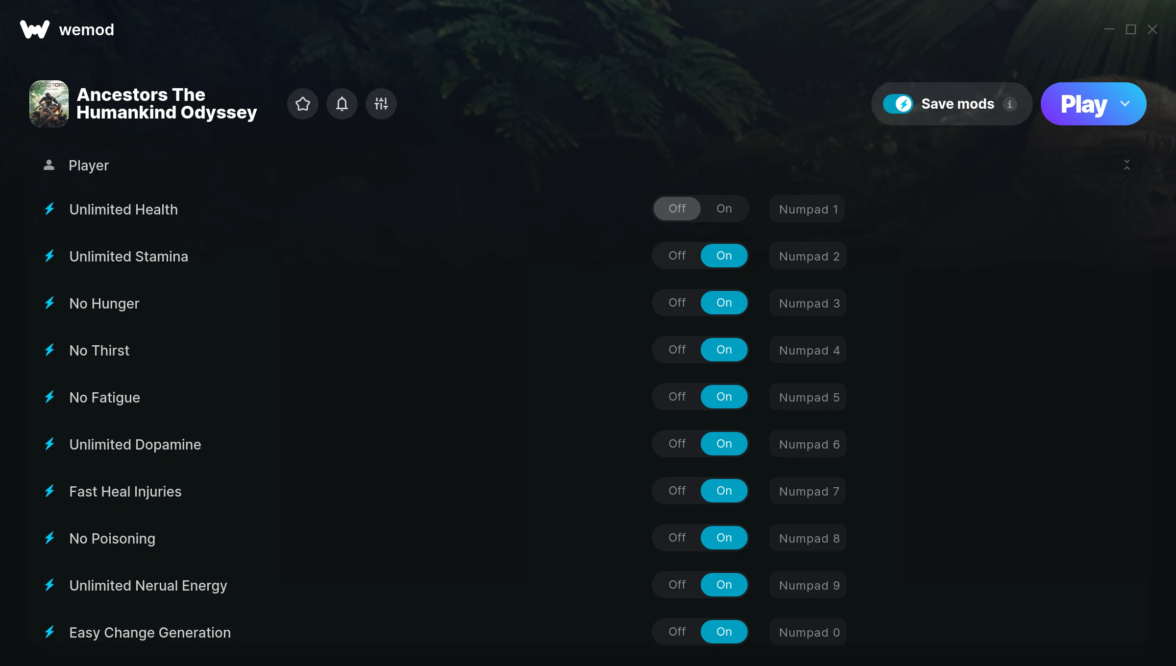 Ancestors the Humankind Odyssey Trainer screenshot