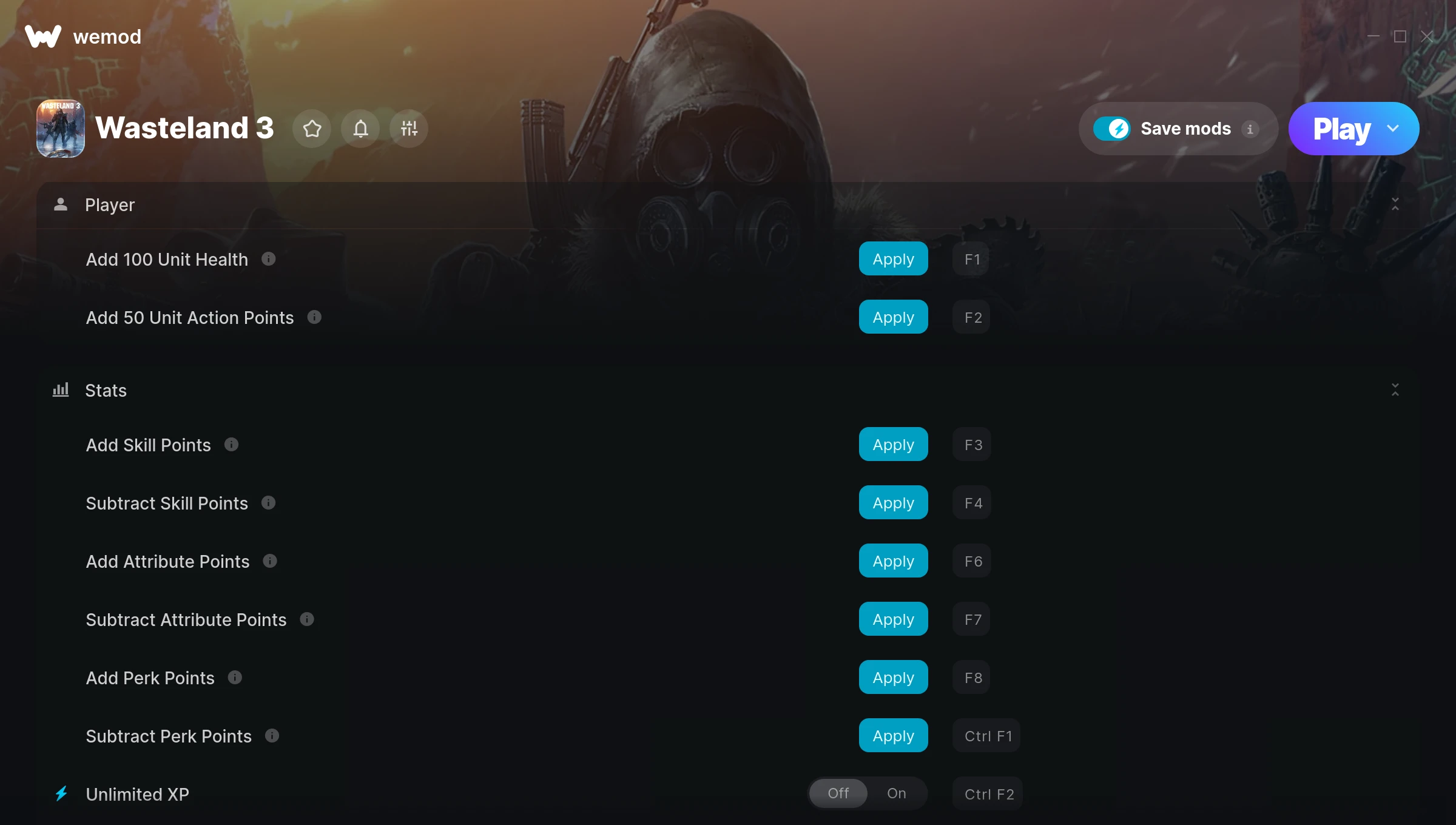 Wasteland 3 Trainer screenshot