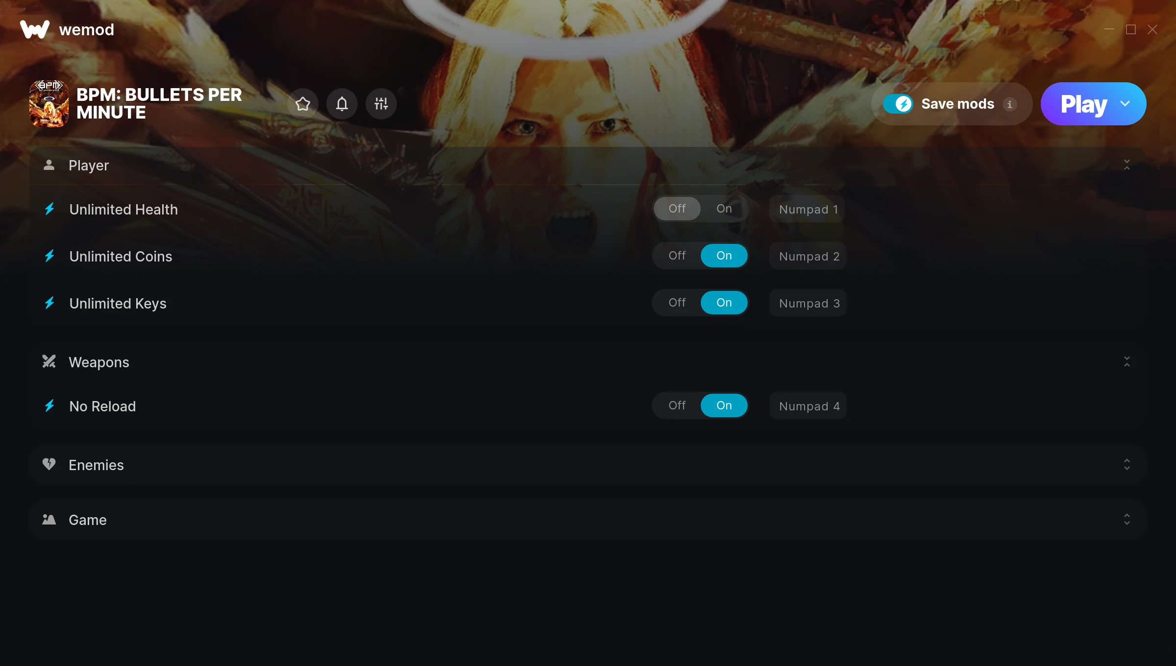 BPM: BULLETS PER MINUTE Trainer screenshot