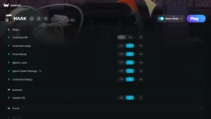 HAAK Trainer screenshot